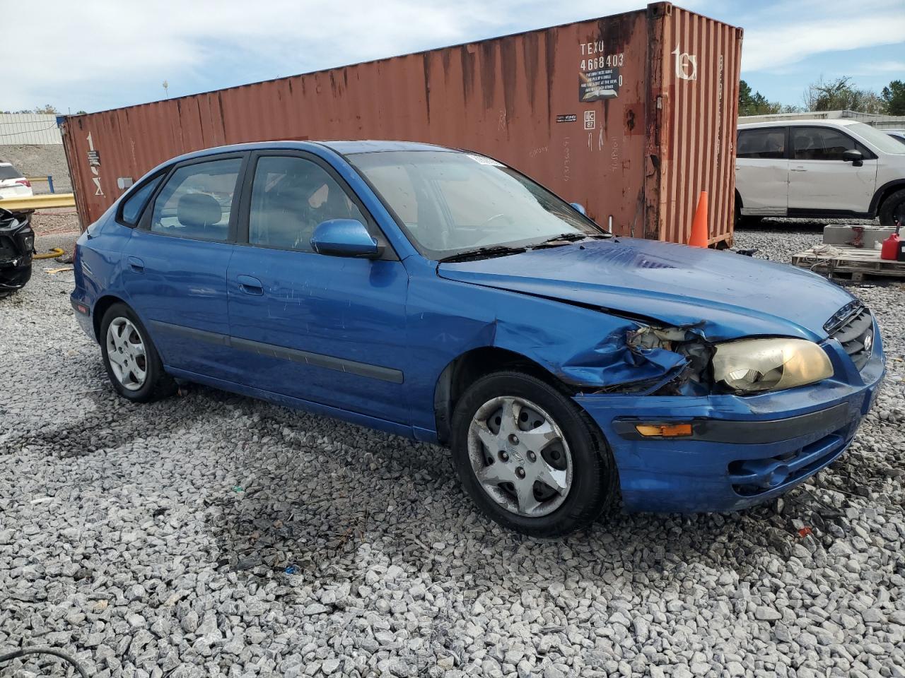 2006 Hyundai Elantra Gls Blue vin: KMHDN56D46U197858
