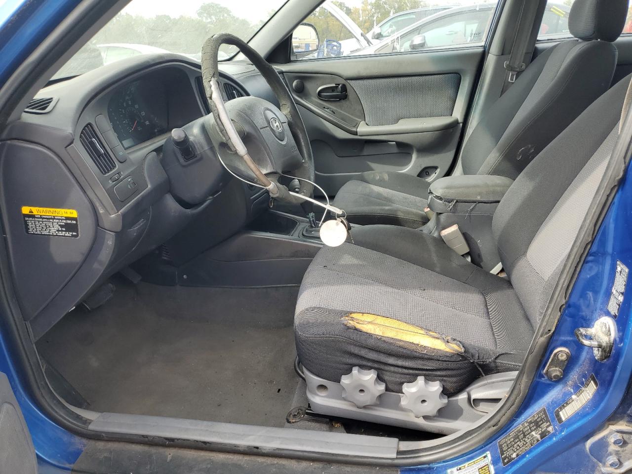 2006 Hyundai Elantra Gls Blue vin: KMHDN56D46U197858