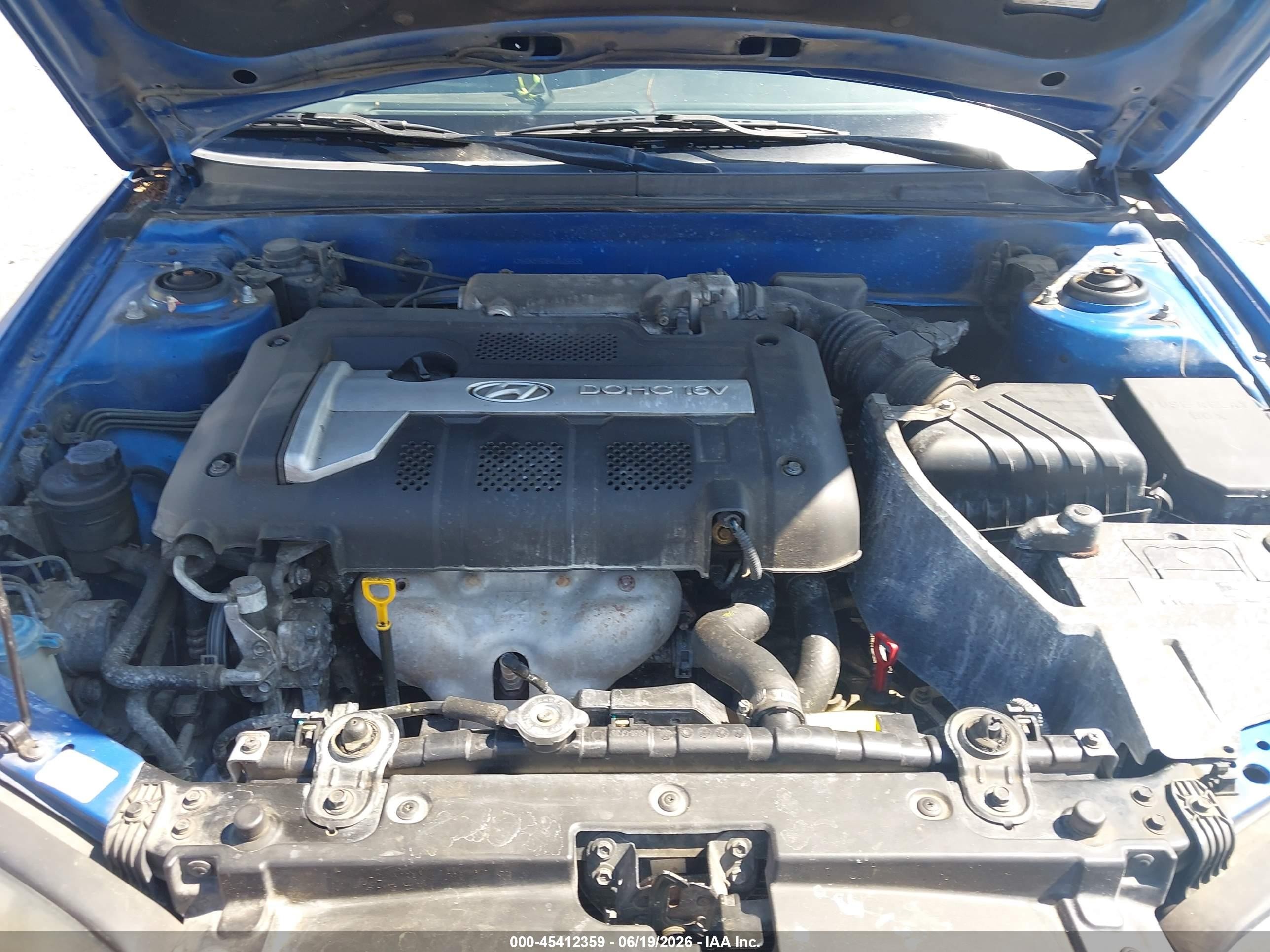 2004 Hyundai Elantra Gt Синий vin: KMHDN56D84U126935