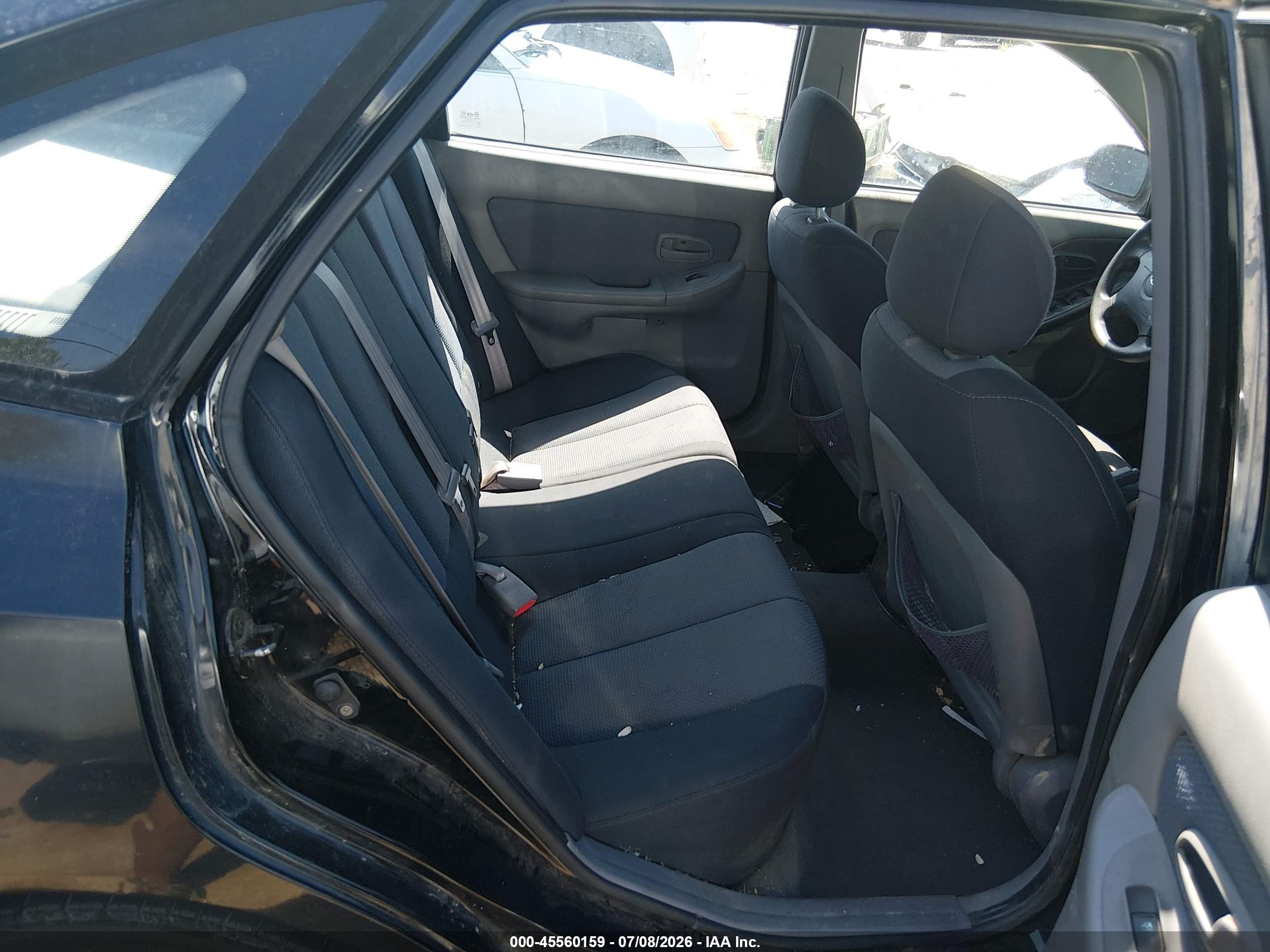 2006 Hyundai Elantra Gls/gt Black vin: KMHDN56D86U192954