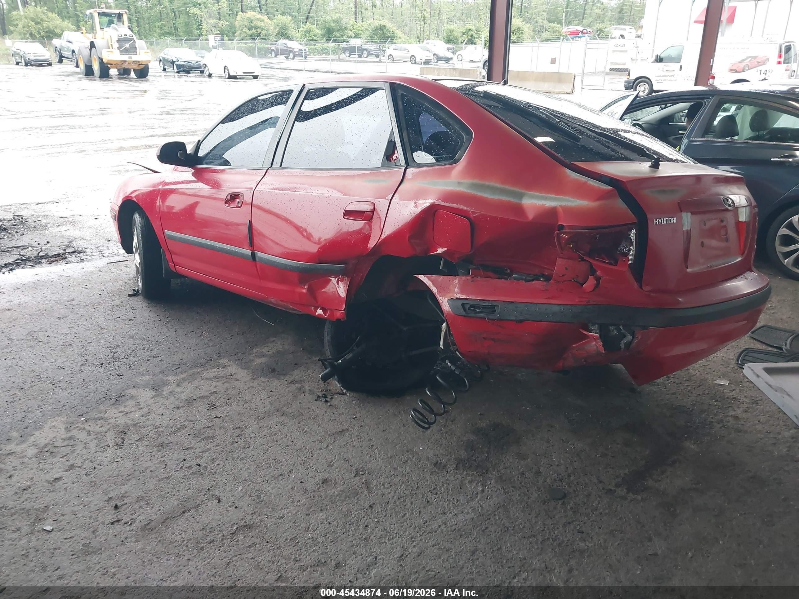 2005 Hyundai Elantra Gls/gt Red vin: KMHDN56D95U142403