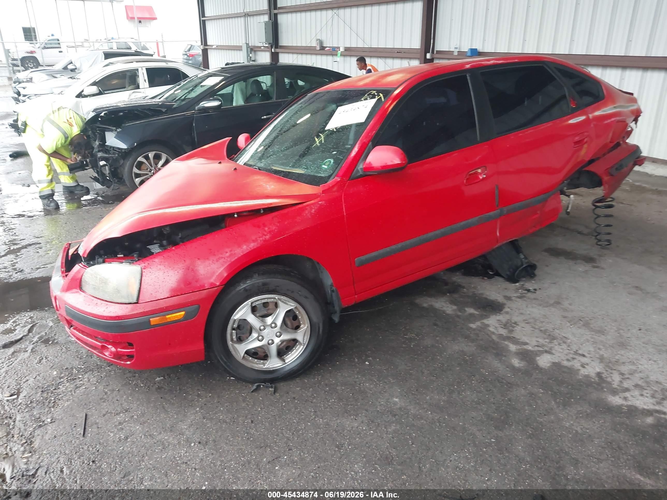 2005 Hyundai Elantra Gls/gt Red vin: KMHDN56D95U142403