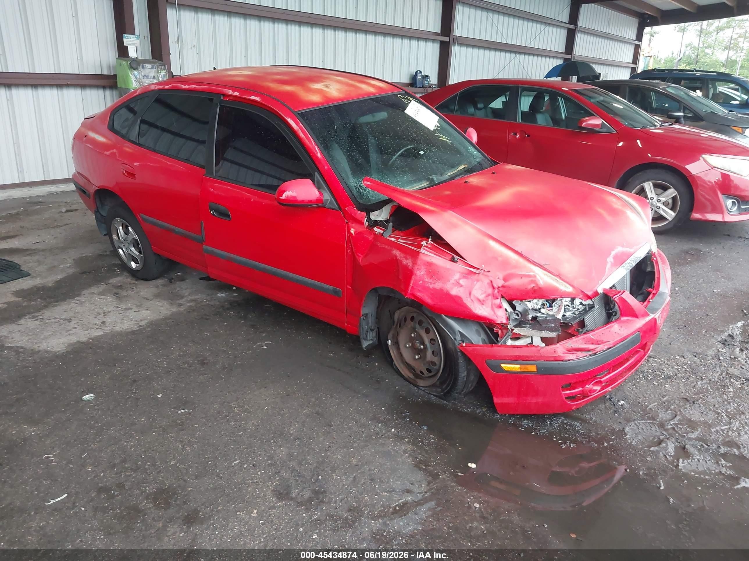 2005 Hyundai Elantra Gls/gt Red vin: KMHDN56D95U142403