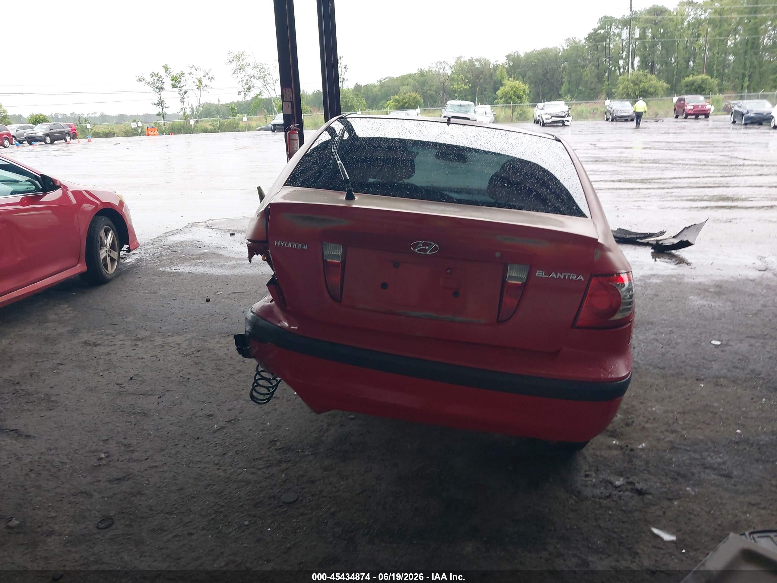 2005 Hyundai Elantra Gls/gt Red vin: KMHDN56D95U142403