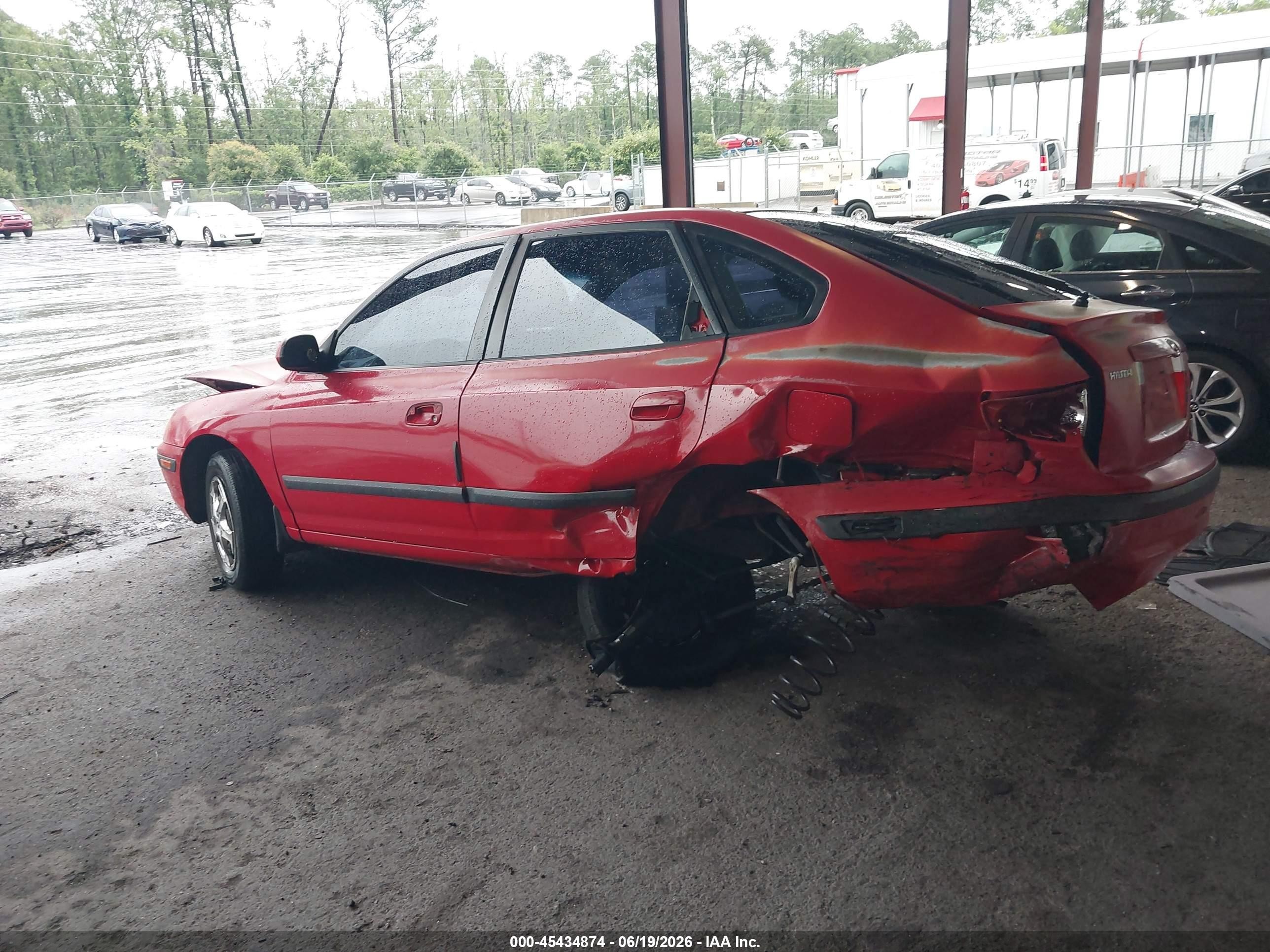 2005 Hyundai Elantra Gls/gt Red vin: KMHDN56D95U142403