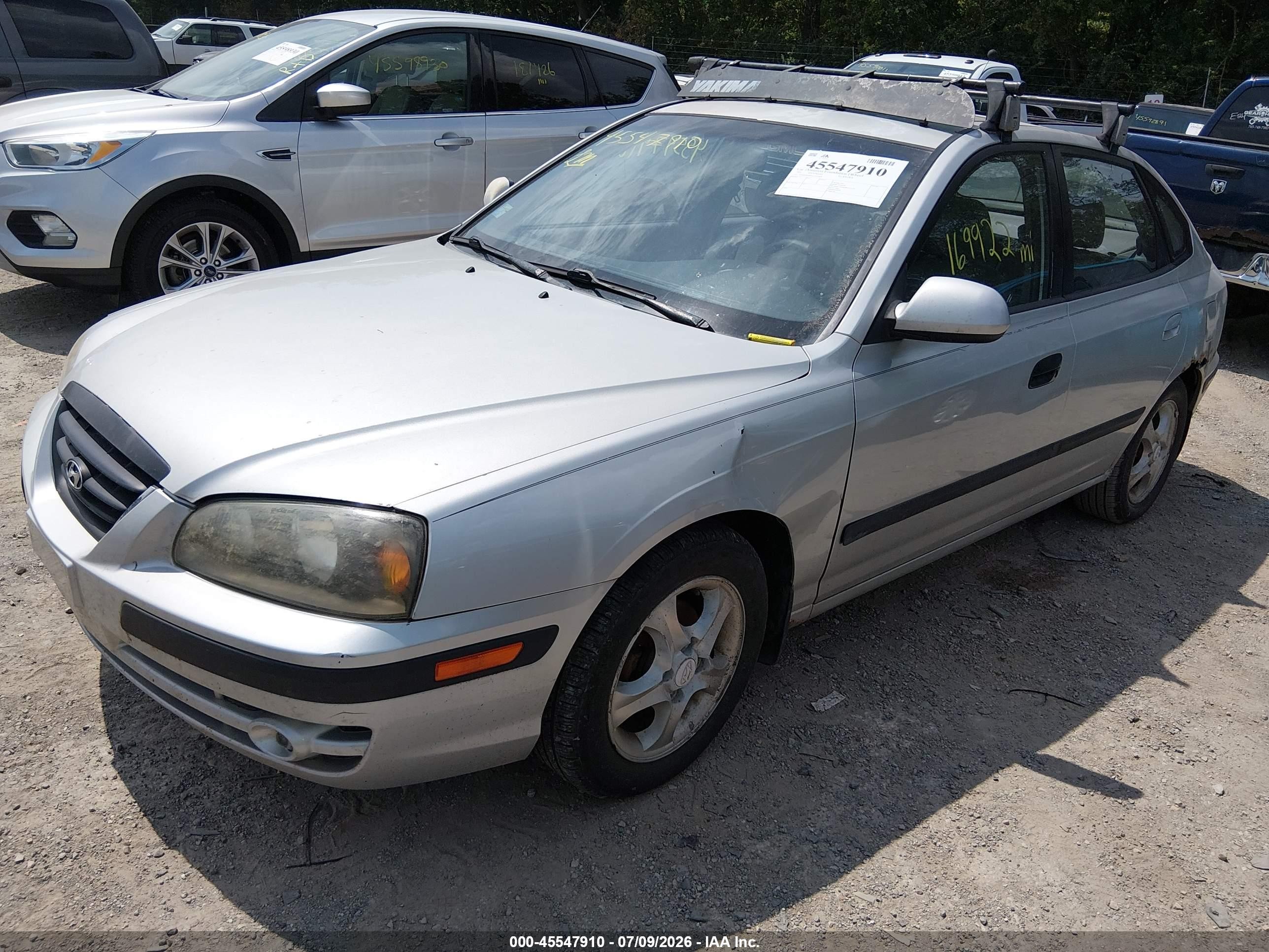 2005 Hyundai Elantra Gls/gt Серебряный vin: KMHDN56D95U145169