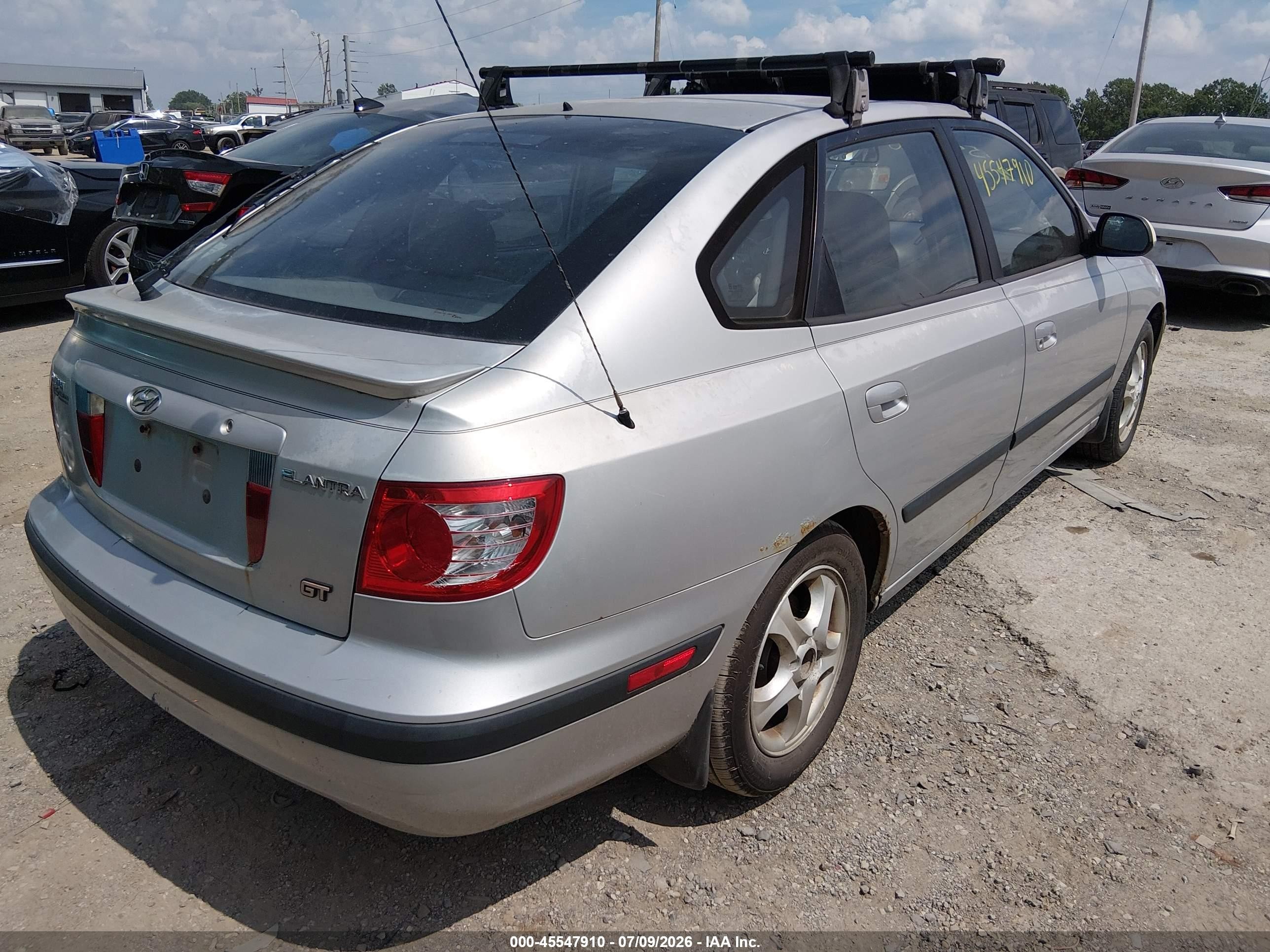 2005 Hyundai Elantra Gls/gt Серебряный vin: KMHDN56D95U145169