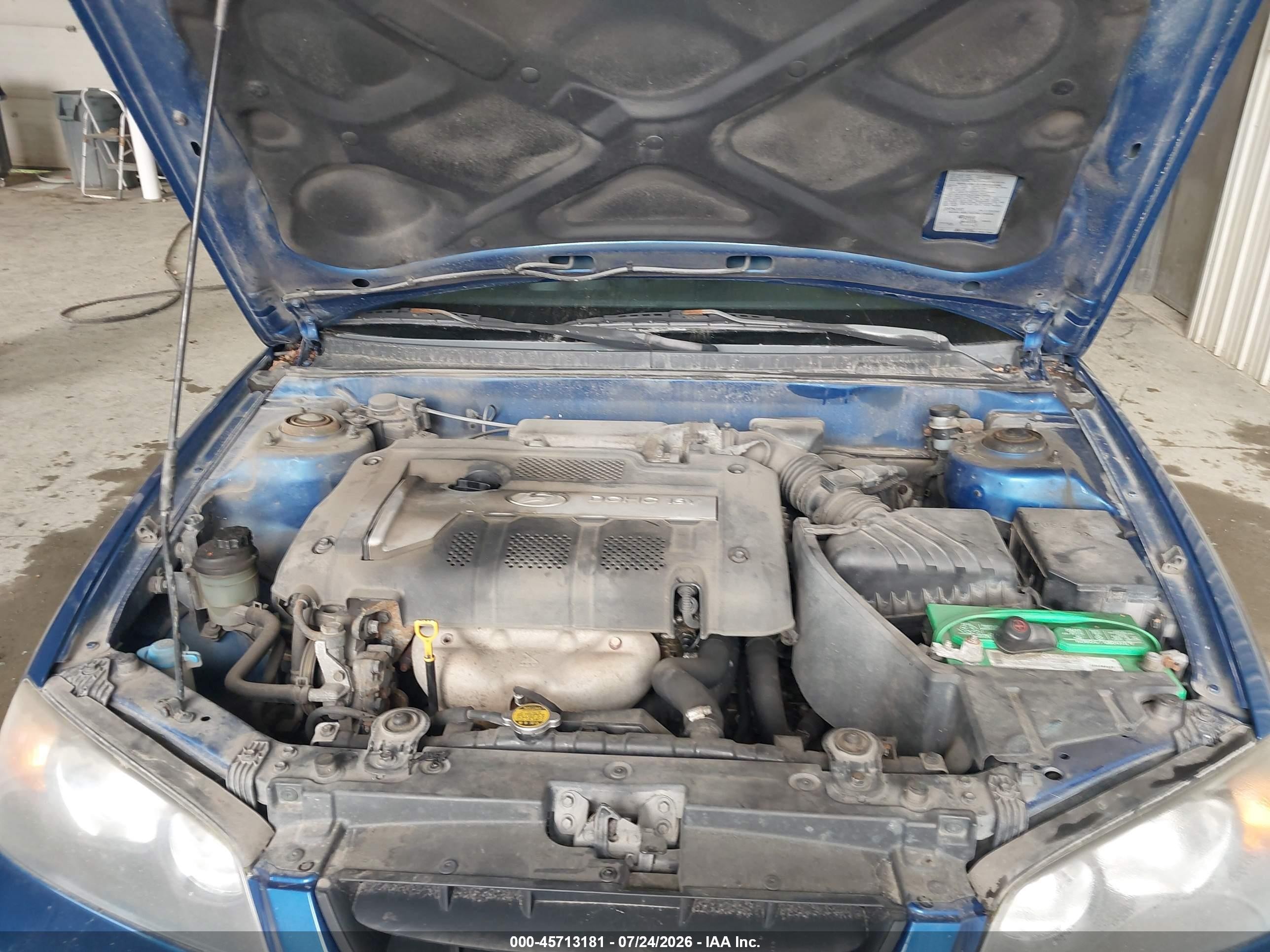 2005 Hyundai Elantra Gls/gt Blue vin: KMHDN56DX5U149196