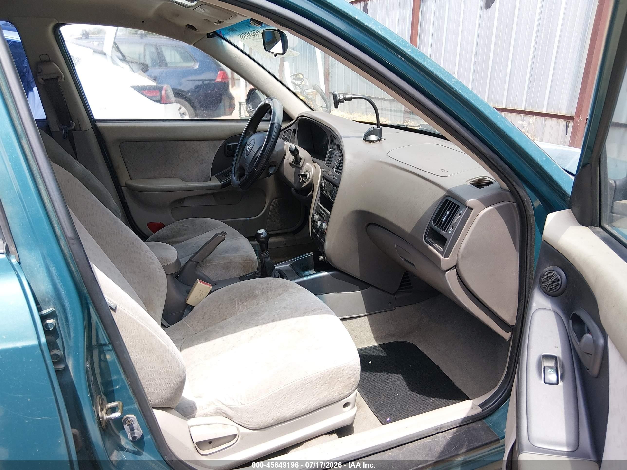 2006 Hyundai Elantra Gls/gt Green vin: KMHDN56DX6U182930