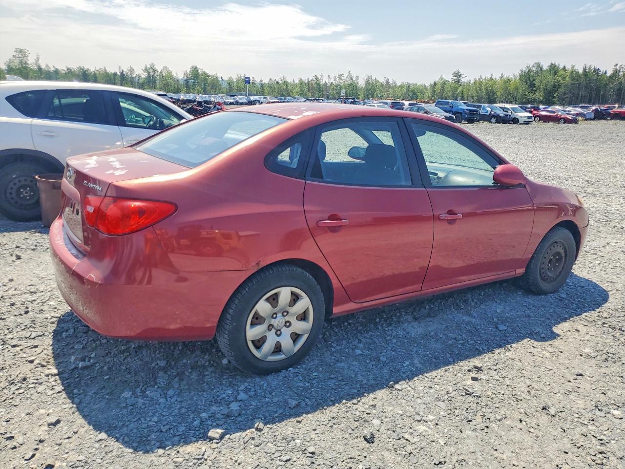 2009 Hyundai Elantra Gl Red vin: KMHDT45D19U762864