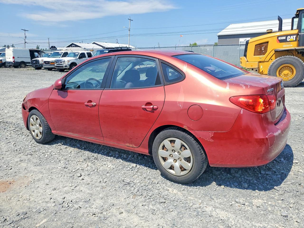 2009 Hyundai Elantra Gl Red vin: KMHDT45D19U762864