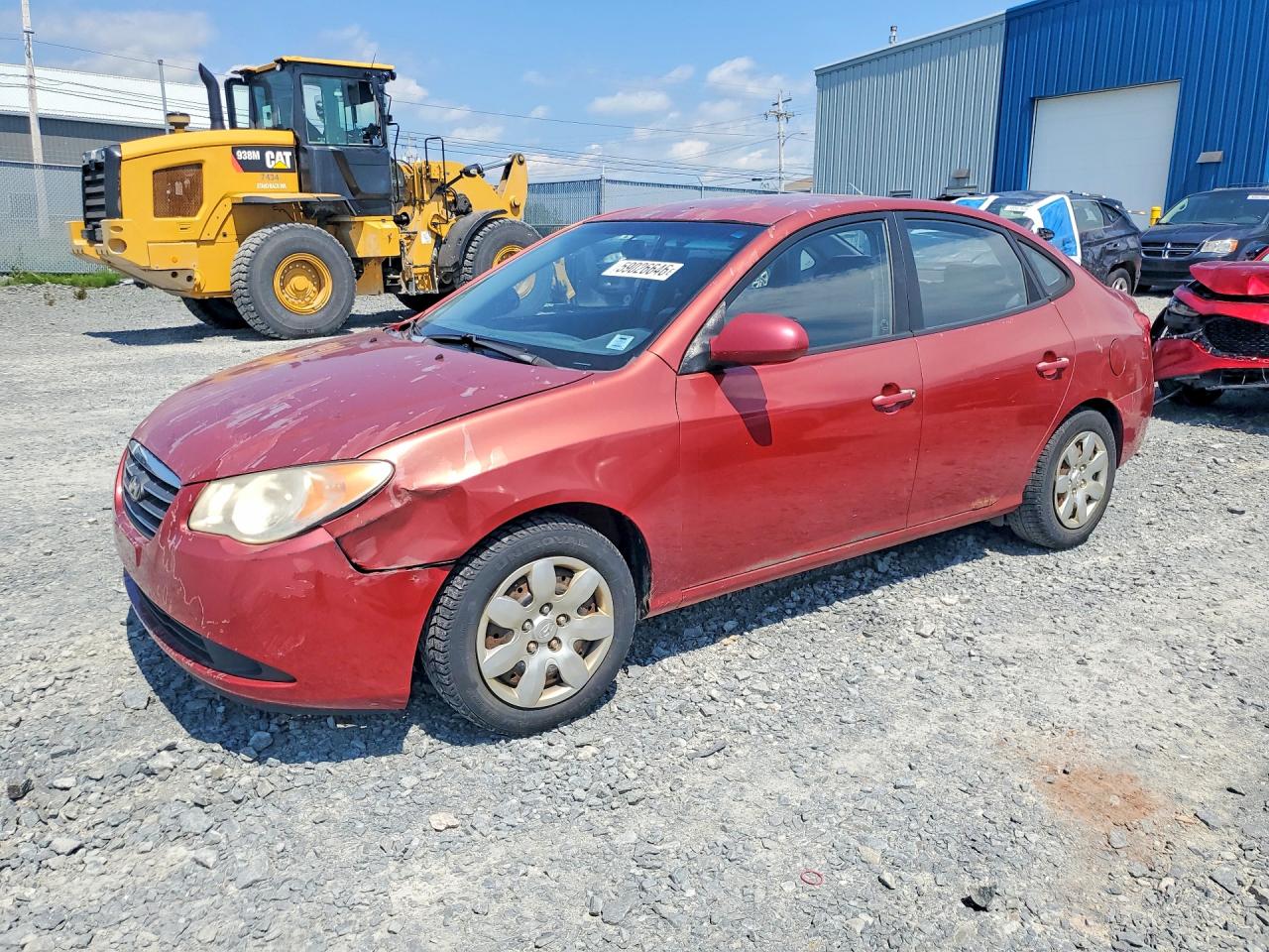 2009 Hyundai Elantra Gl Red vin: KMHDT45D19U762864
