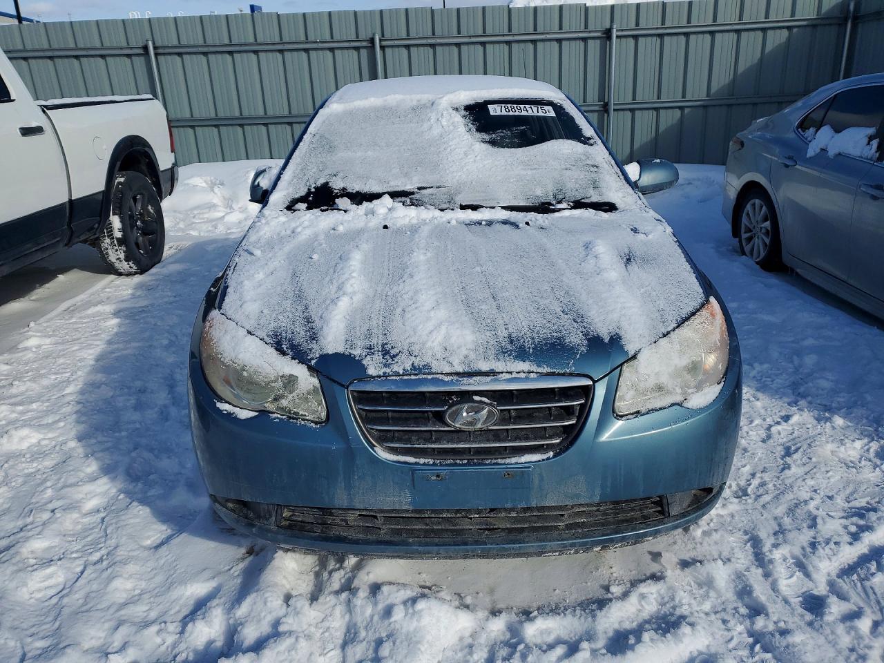 2007 Hyundai Elantra Gl Blue vin: KMHDT45DX7U044307
