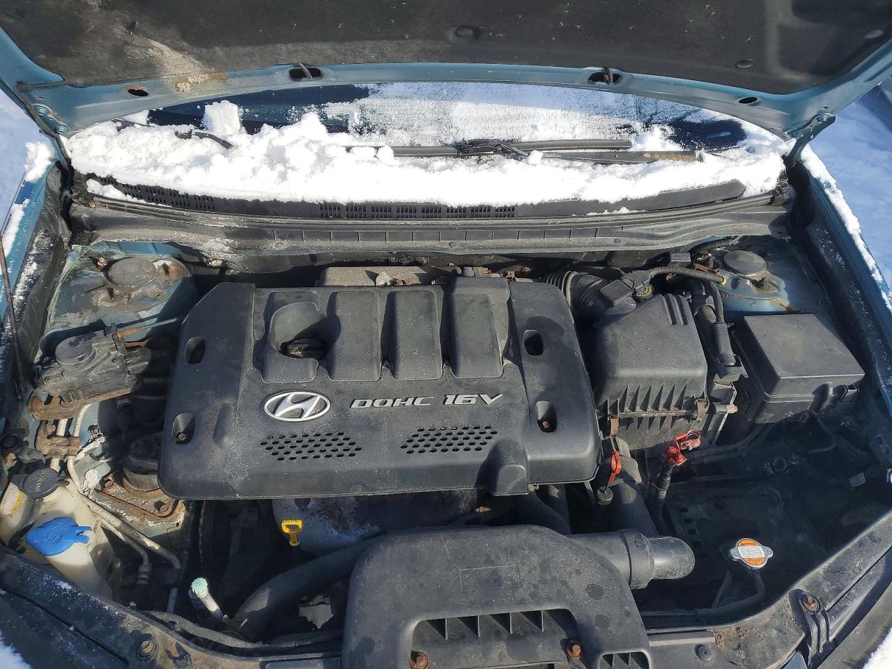 2007 Hyundai Elantra Gl Blue vin: KMHDT45DX7U044307