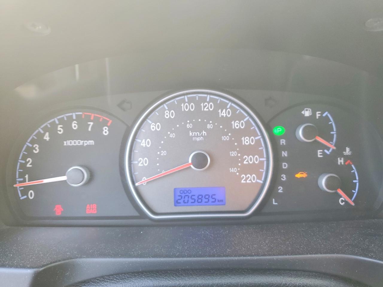 2007 Hyundai Elantra Gl Blue vin: KMHDT45DX7U044307
