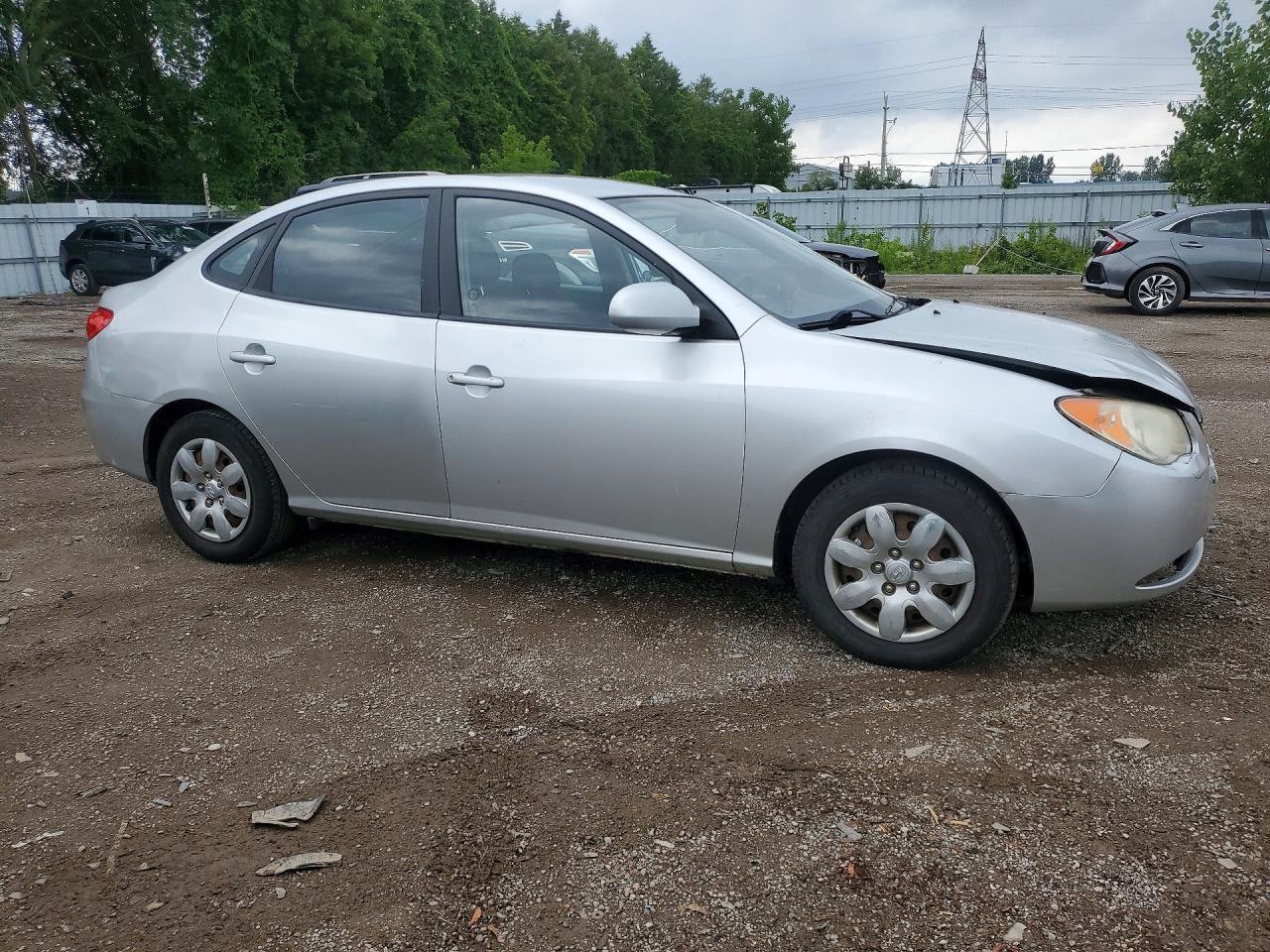 2009 Hyundai Elantra Gl Silver vin: KMHDT45DX9U771062
