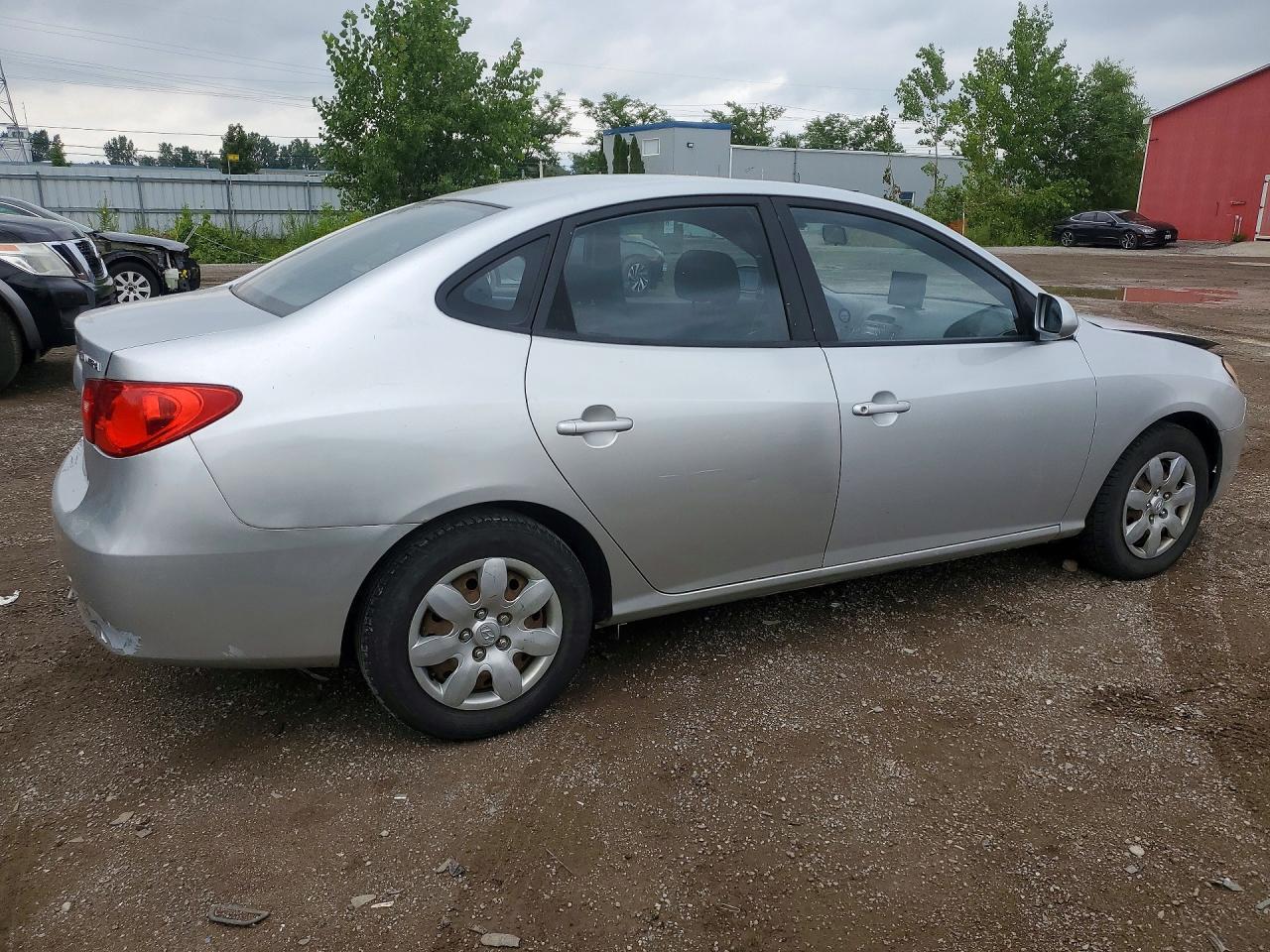 2009 Hyundai Elantra Gl Silver vin: KMHDT45DX9U771062