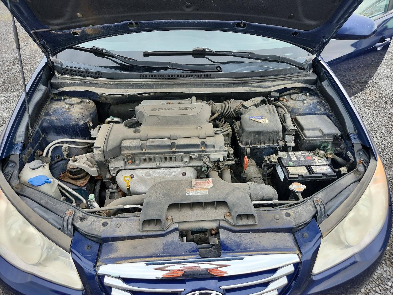 2010 Hyundai Elantra Gls Blue vin: KMHDT4BD8AU176302
