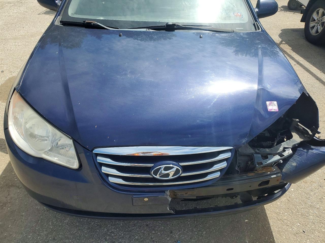2008 Hyundai Elantra Blue vin: KMHDU45D08U276591