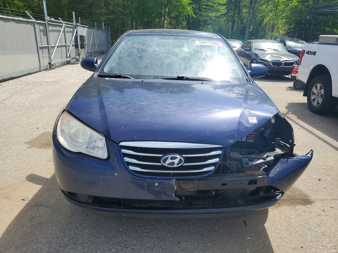 2008 Hyundai Elantra Blue vin: KMHDU45D08U276591