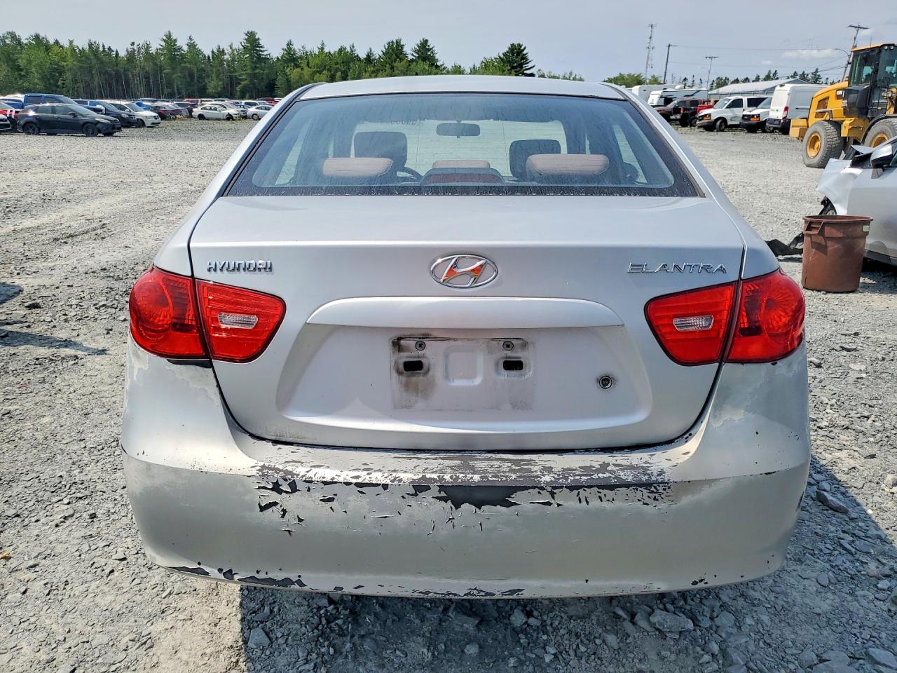 2009 Hyundai Elantra Gls Silver vin: KMHDU45D29U819313