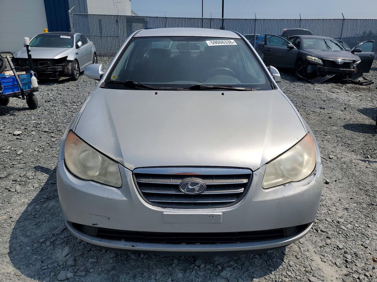 2009 Hyundai Elantra Gls Silver vin: KMHDU45D29U819313