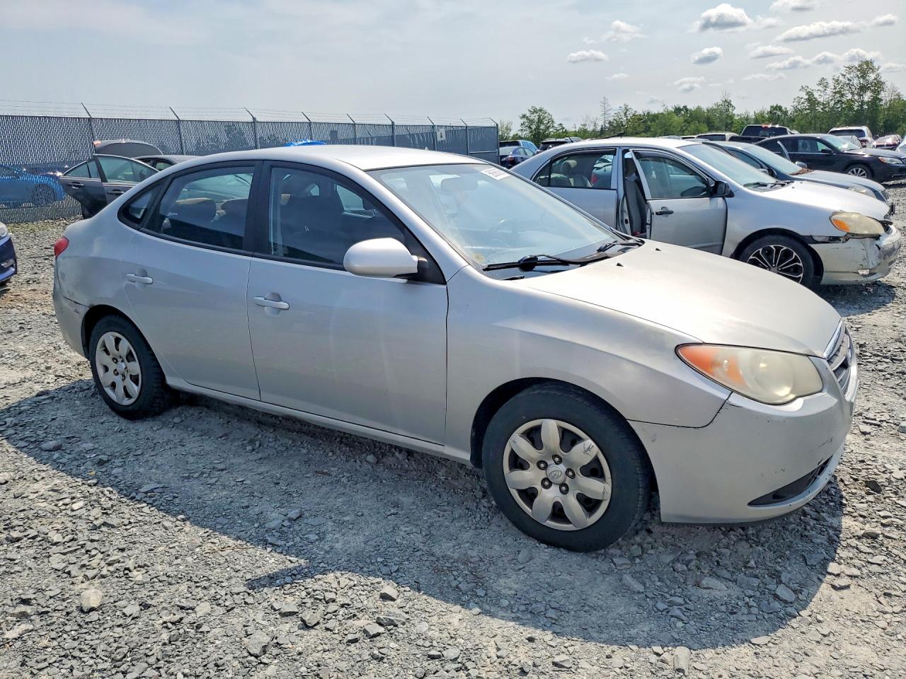 2009 Hyundai Elantra Gls Silver vin: KMHDU45D29U819313