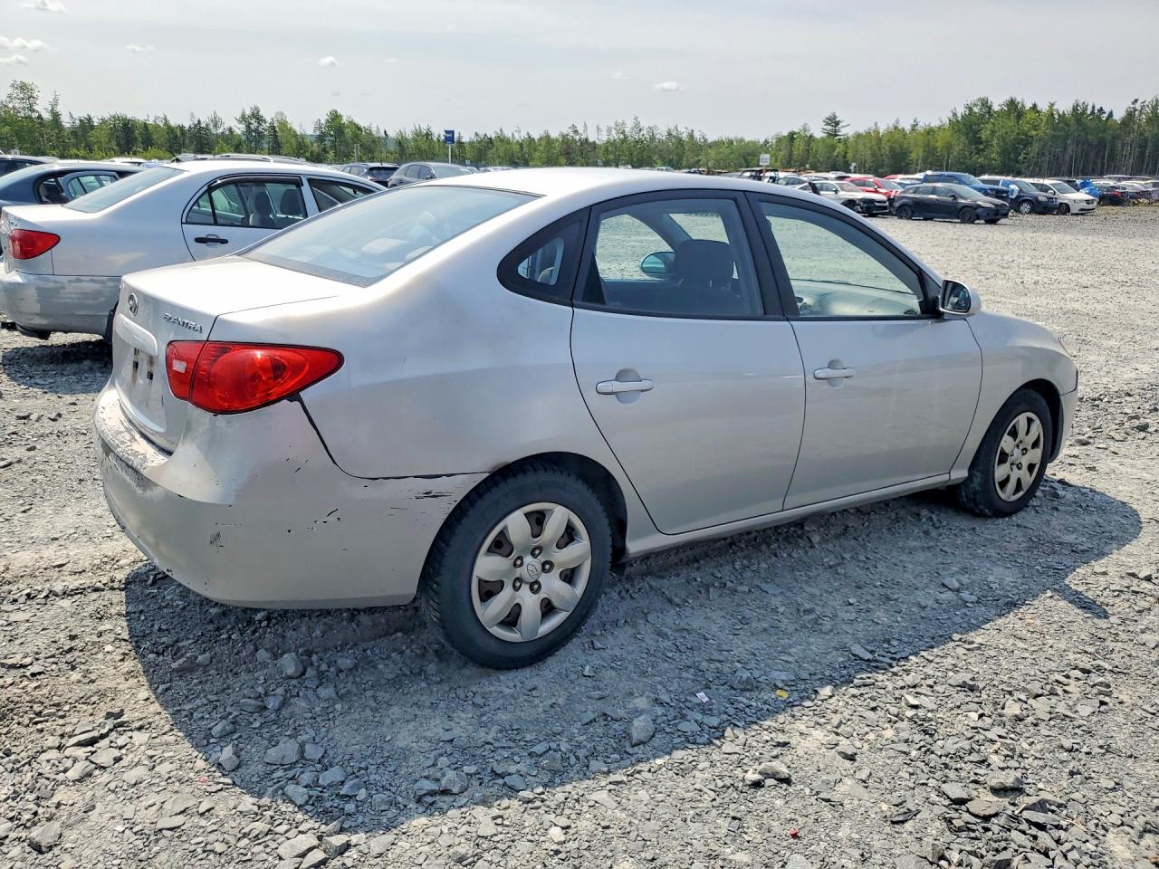 2009 Hyundai Elantra Gls Silver vin: KMHDU45D29U819313