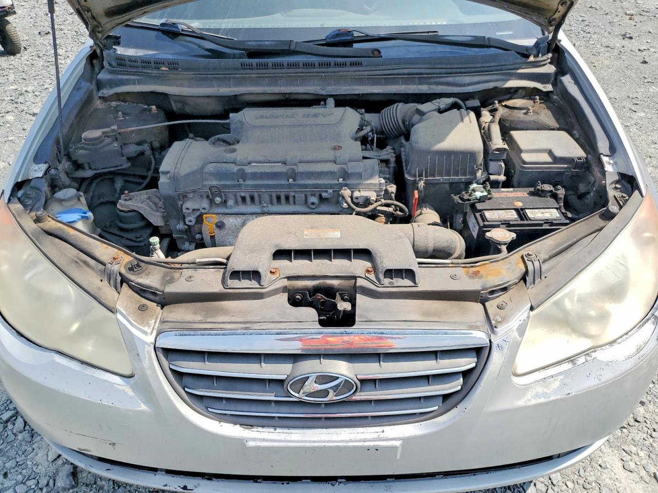2009 Hyundai Elantra Gls Silver vin: KMHDU45D29U819313