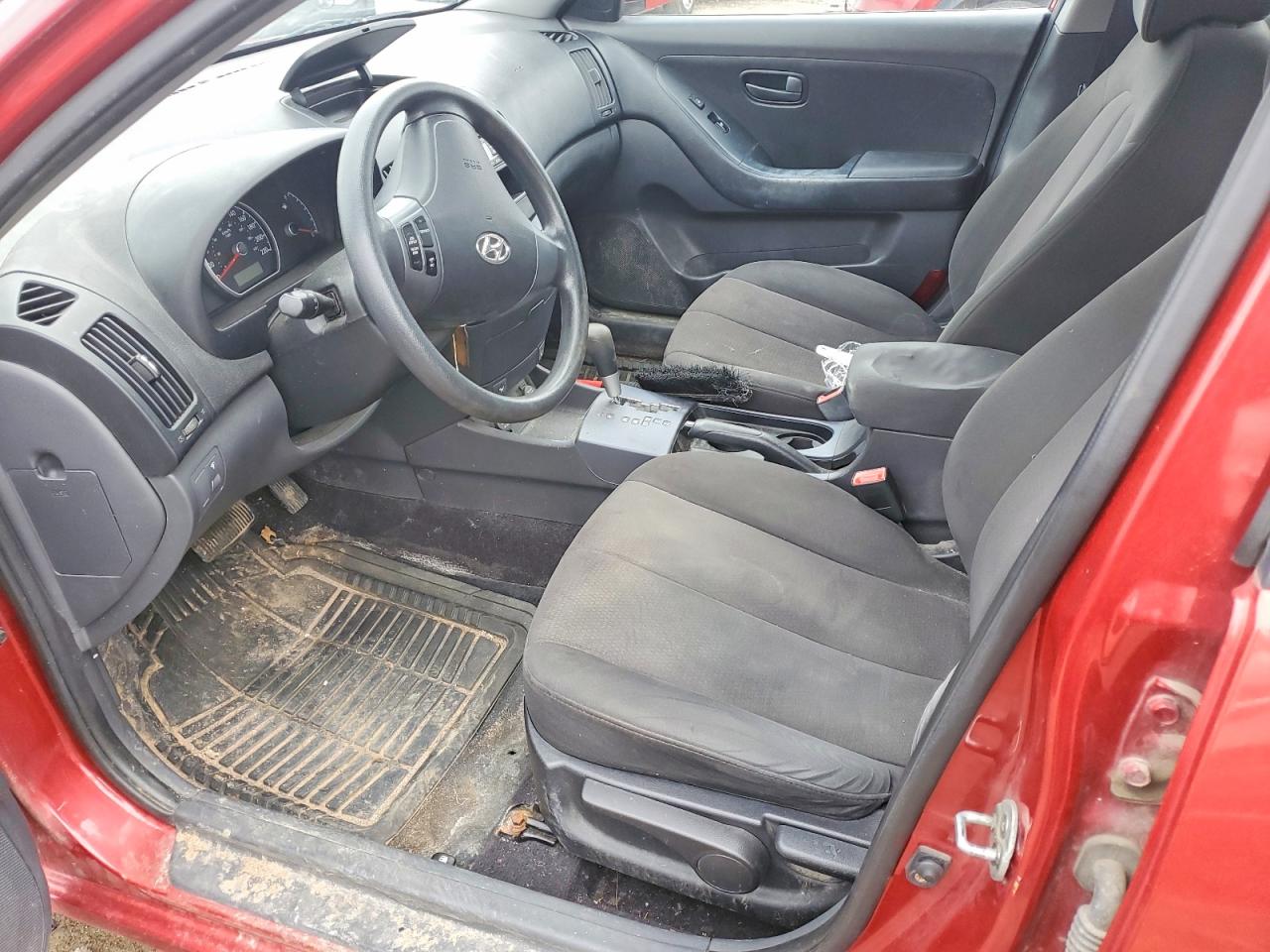 2009 Hyundai Elantra Gl Красный vin: KMHDU45D39U736831