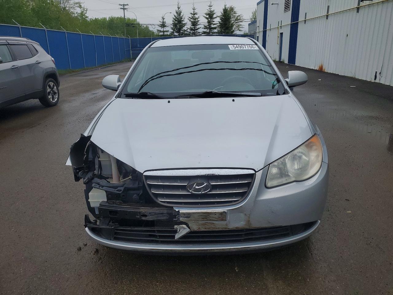 2007 Hyundai Elantra Gls Серебряный vin: KMHDU45D47U105065