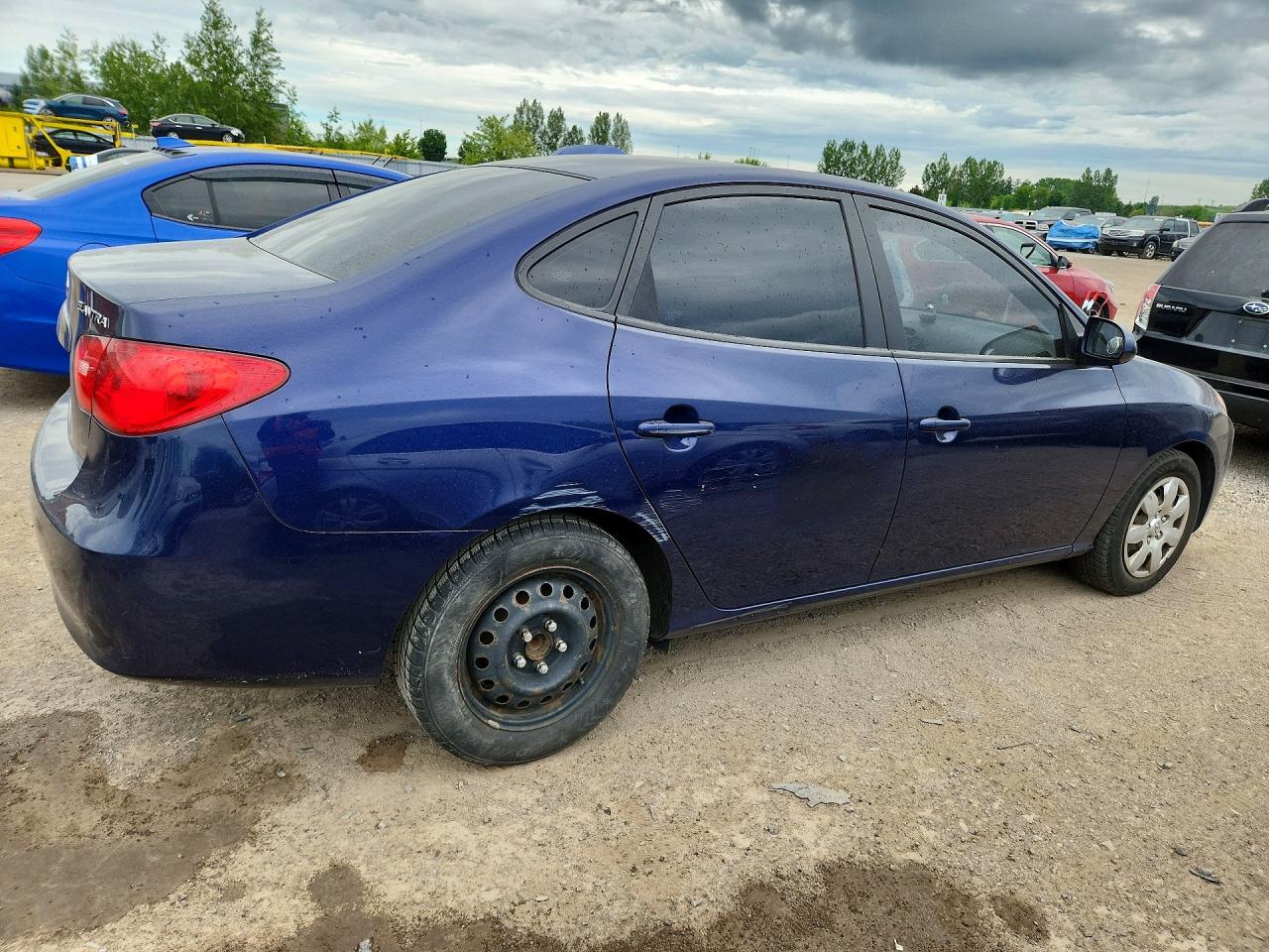 2007 Hyundai Elantra Gls Blue vin: KMHDU45D57U023068