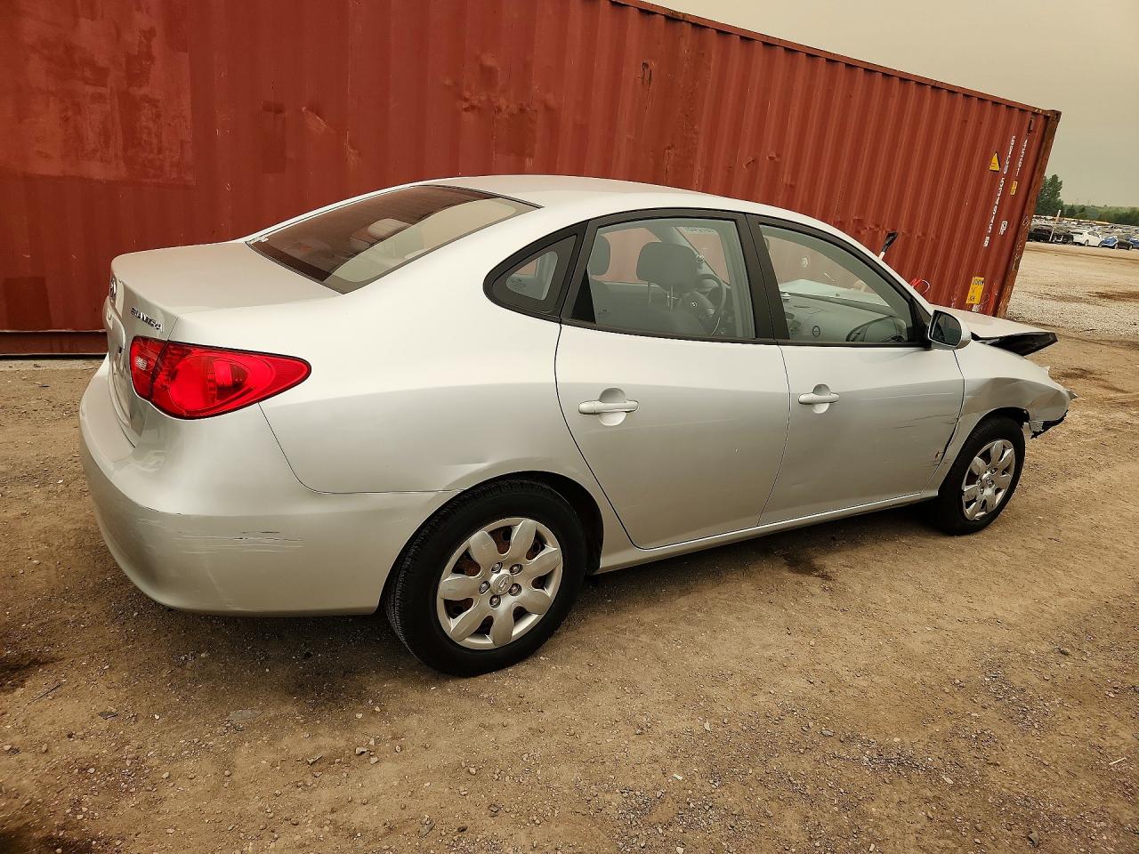 2007 Hyundai Elantra Gls Silver vin: KMHDU45D57U147812
