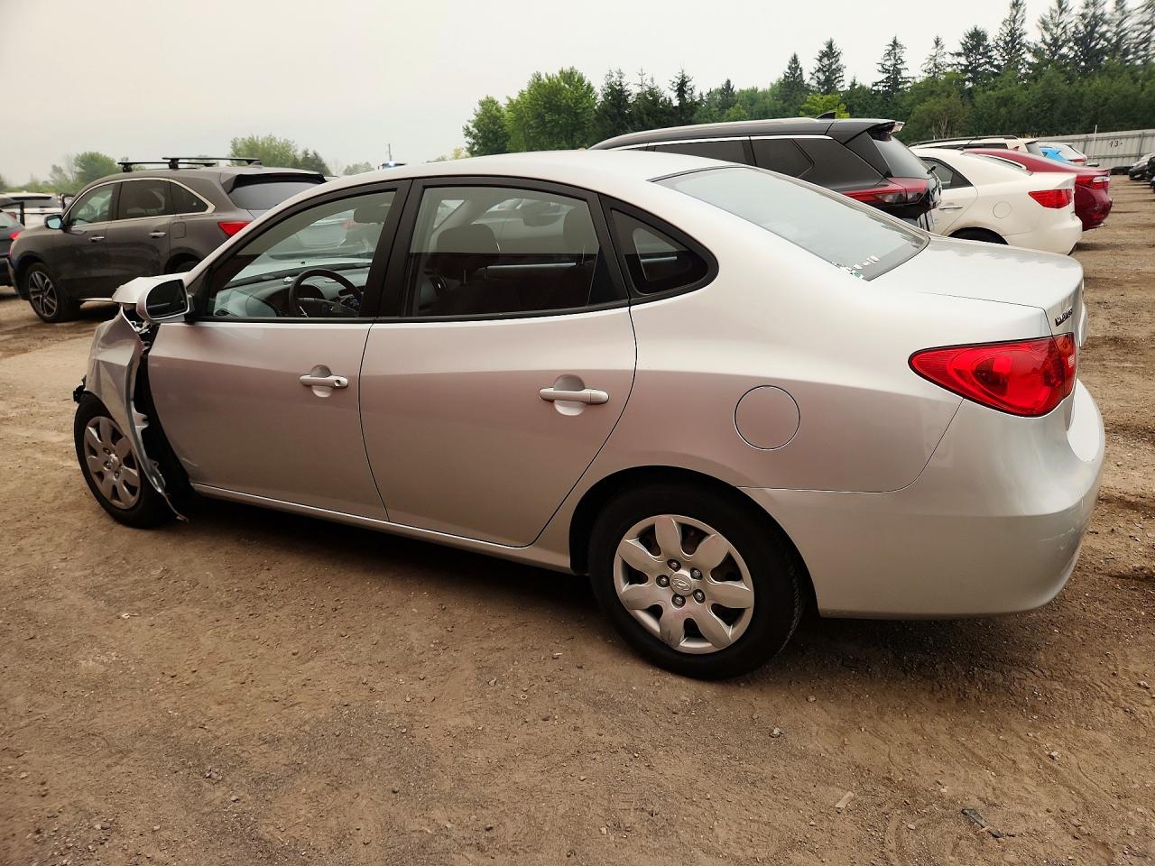 2007 Hyundai Elantra Gls Silver vin: KMHDU45D57U147812