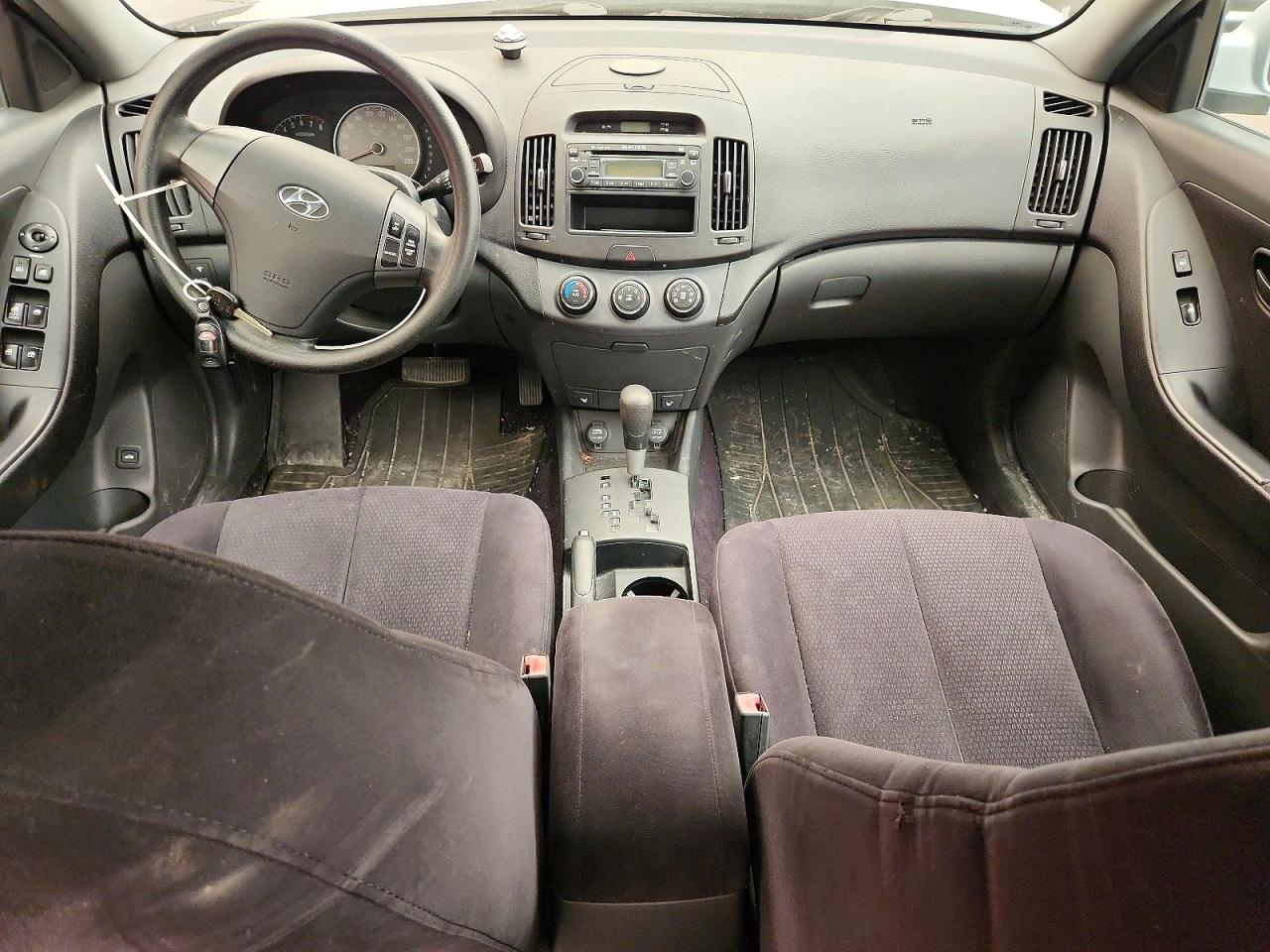 2007 Hyundai Elantra Gls Silver vin: KMHDU45D57U147812