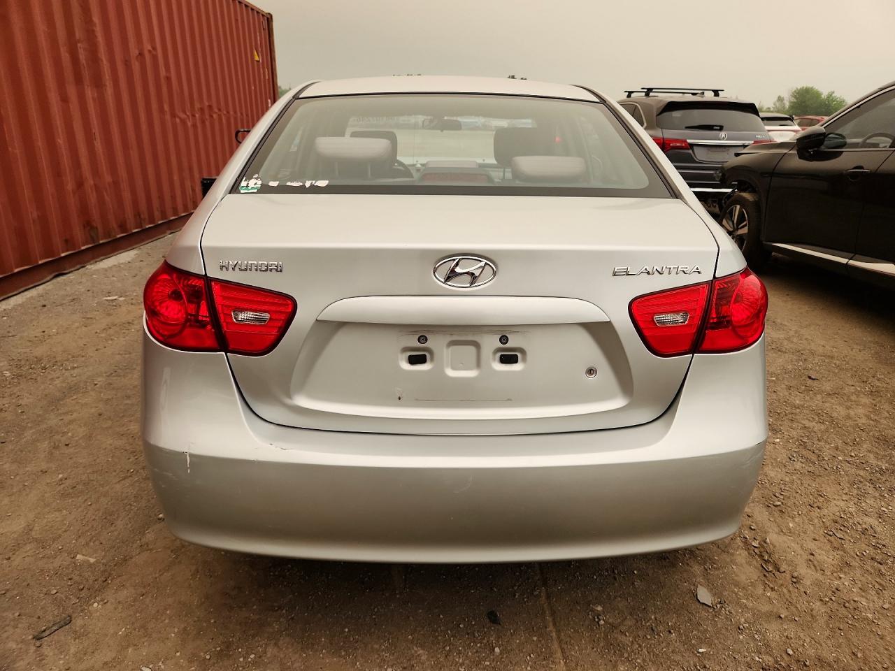 2007 Hyundai Elantra Gls Silver vin: KMHDU45D57U147812
