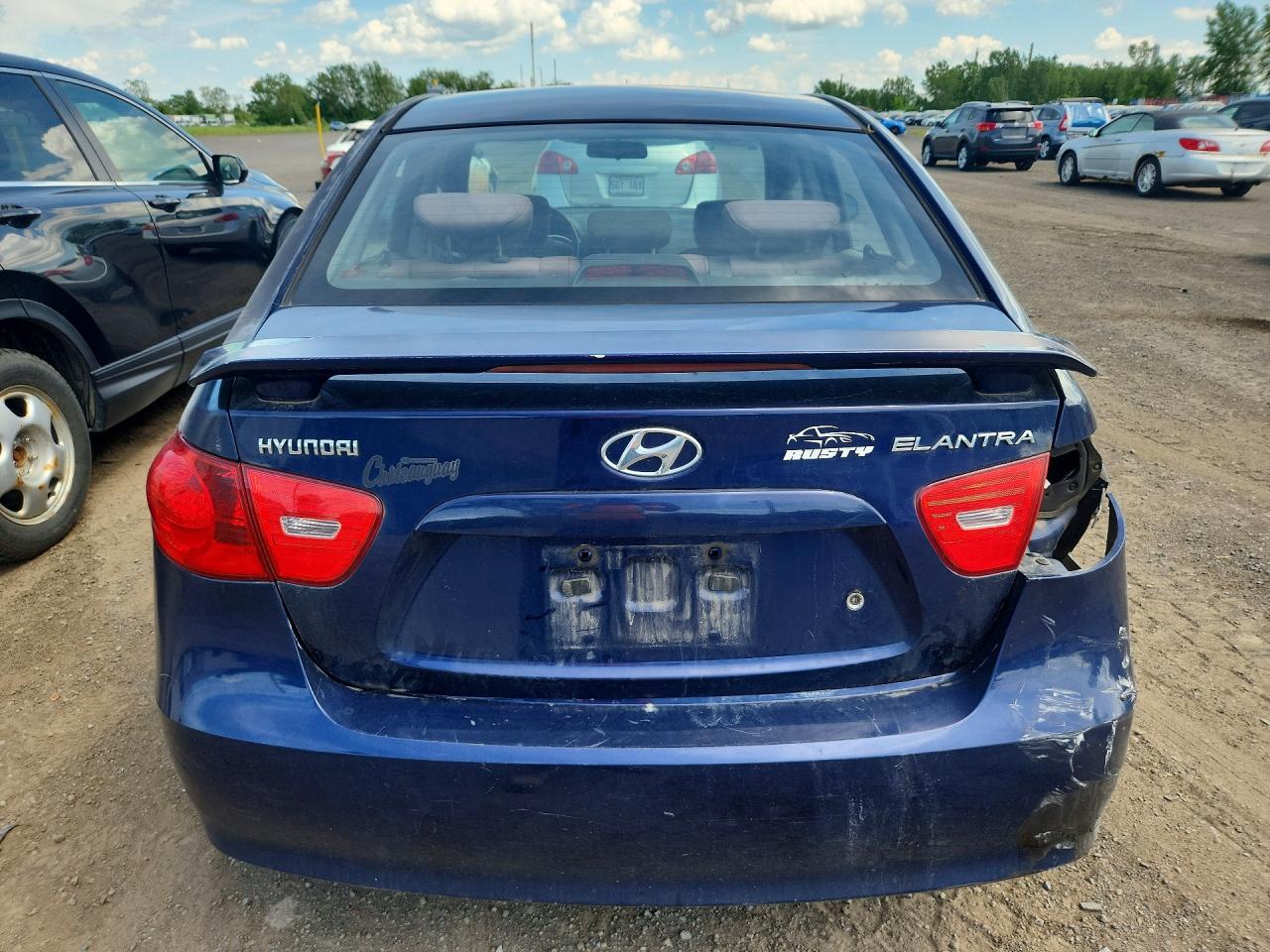 2009 Hyundai Elantra Gls Синий vin: KMHDU45D59U779499