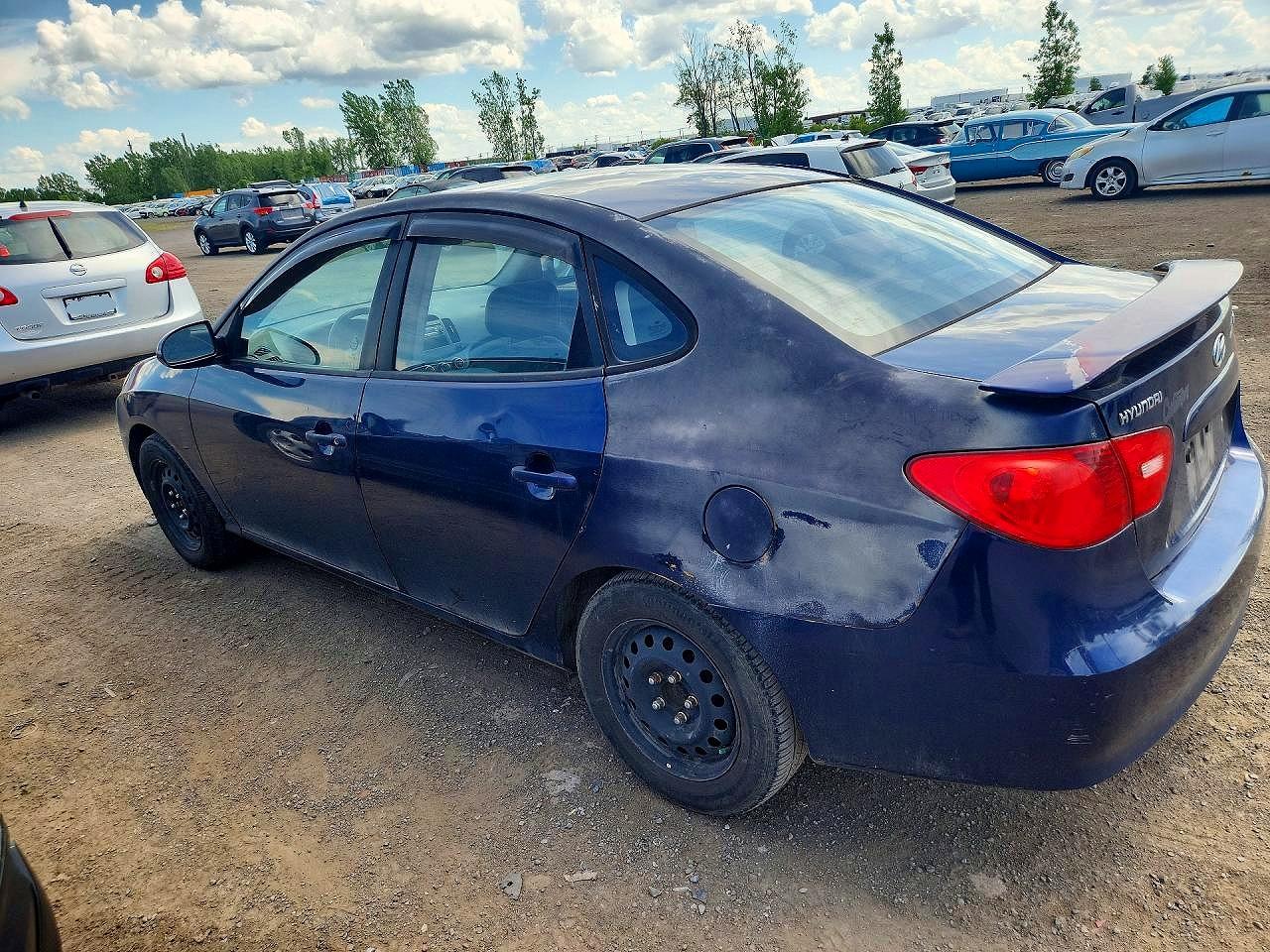 2009 Hyundai Elantra Gls Синий vin: KMHDU45D59U779499