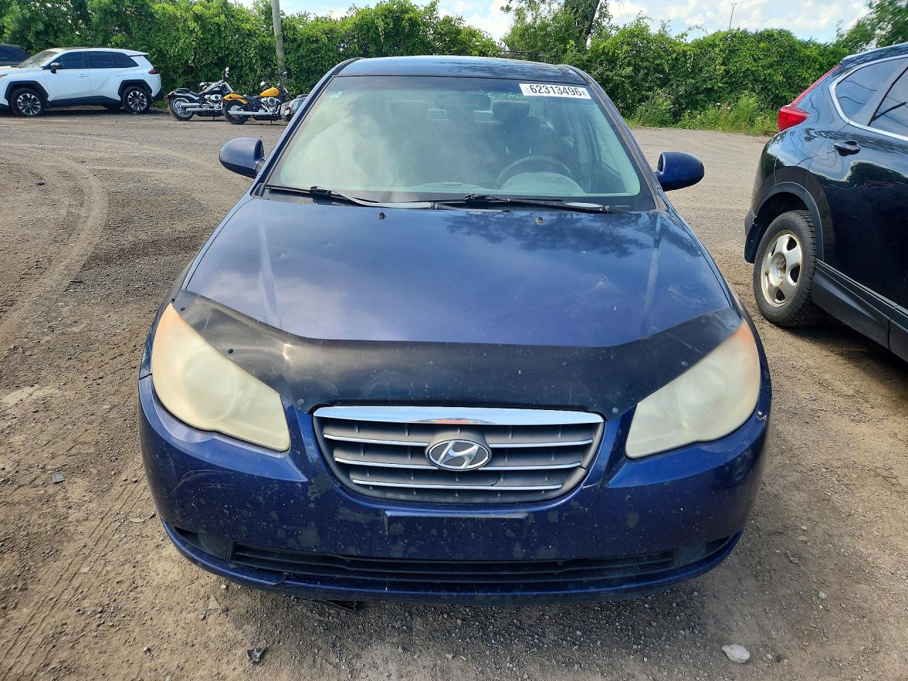 2009 Hyundai Elantra Gls Синий vin: KMHDU45D59U779499