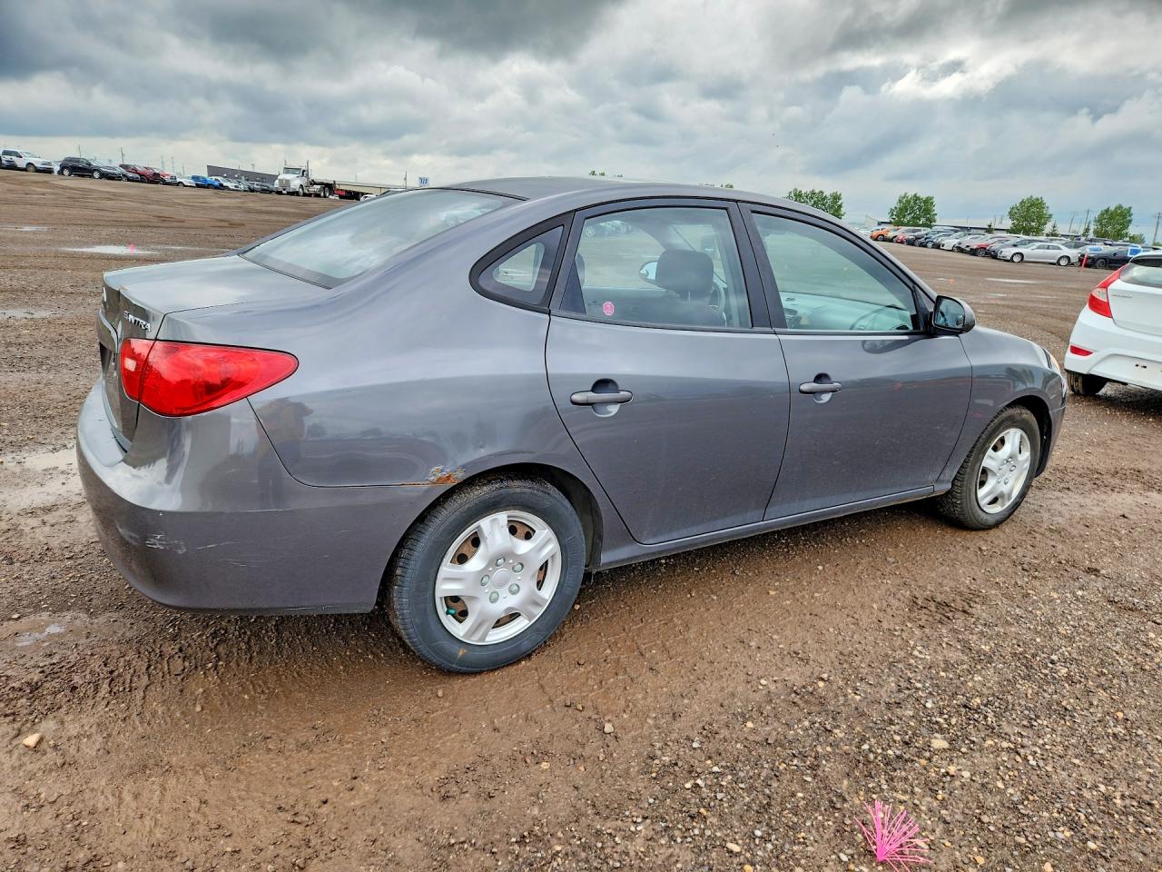 2007 Hyundai Elantra Серый vin: KMHDU45D87U205637