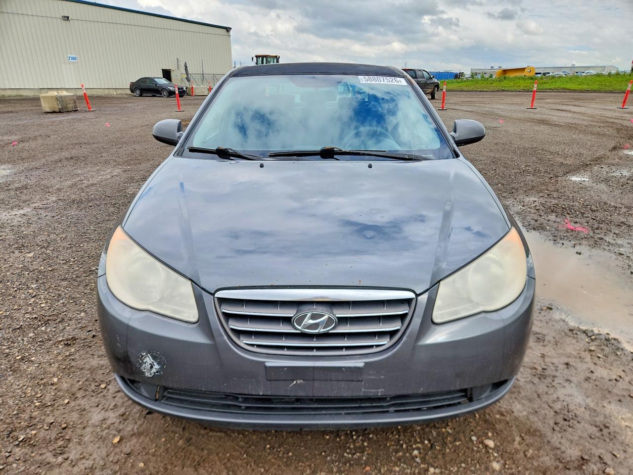 2007 Hyundai Elantra Серый vin: KMHDU45D87U205637
