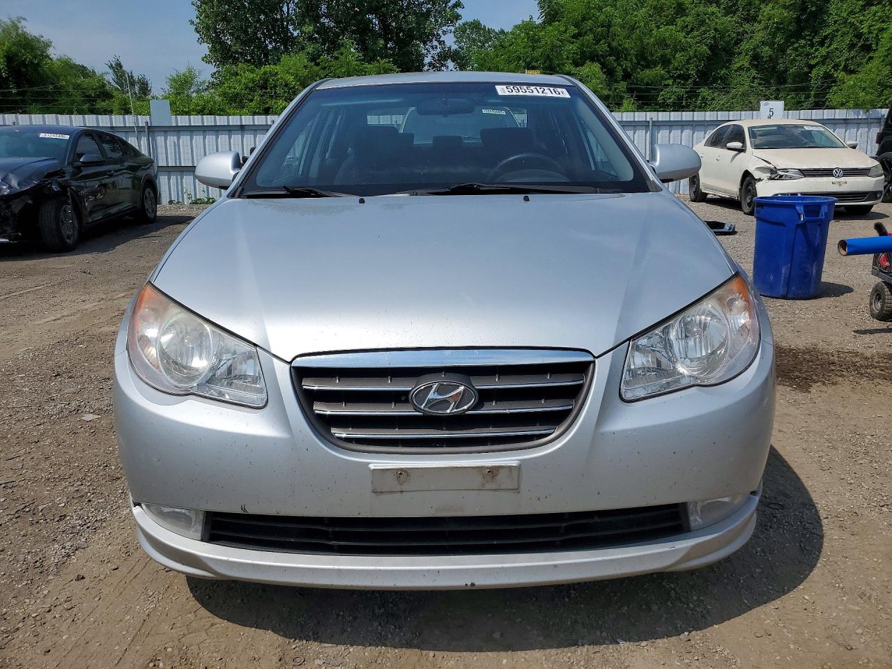 2009 Hyundai Elantra Gls Серебряный vin: KMHDU45D89U771266