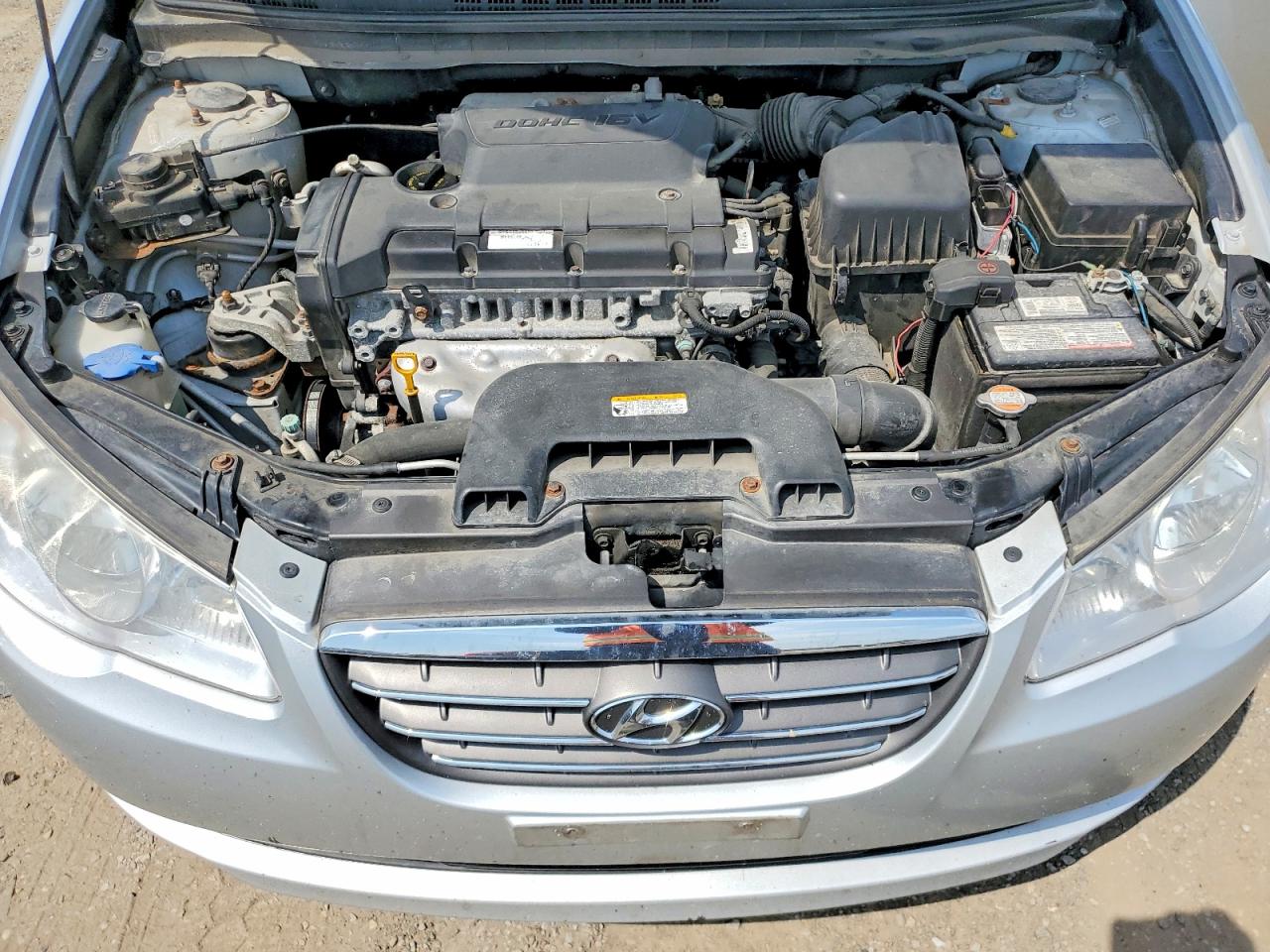 2009 Hyundai Elantra Gls Серебряный vin: KMHDU45D89U771266
