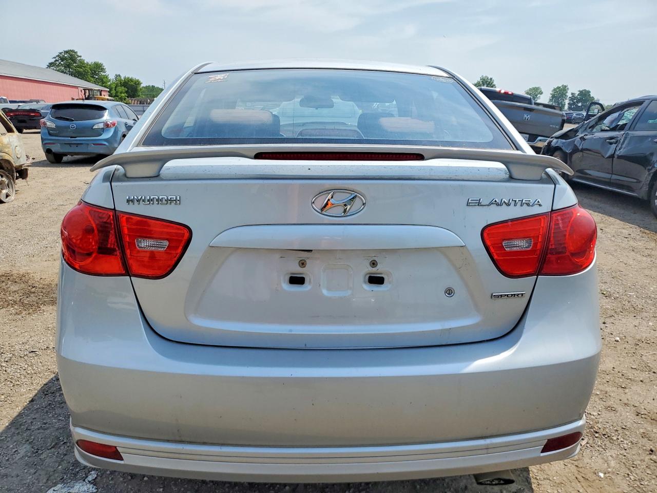 2009 Hyundai Elantra Gls Серебряный vin: KMHDU45D89U771266
