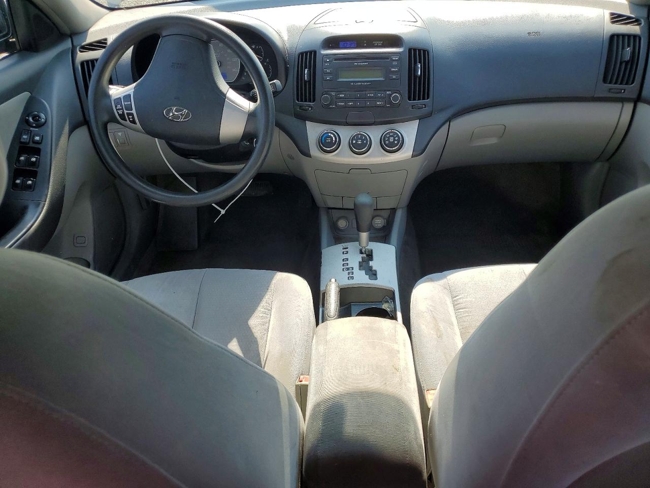 2007 Hyundai Elantra Gls Gray vin: KMHDU46D07U030749
