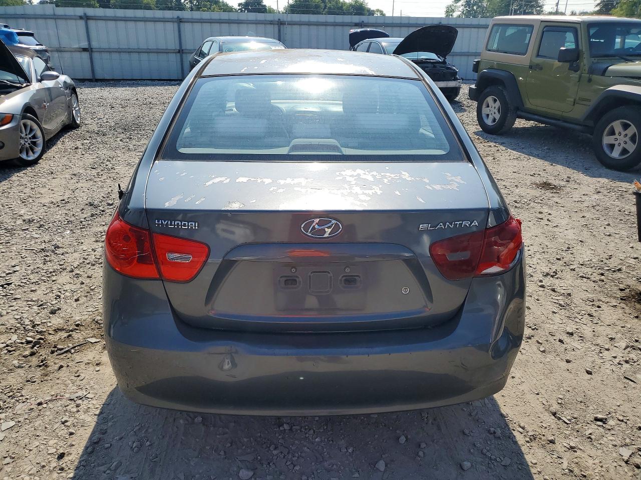 2007 Hyundai Elantra Gls Gray vin: KMHDU46D07U030749