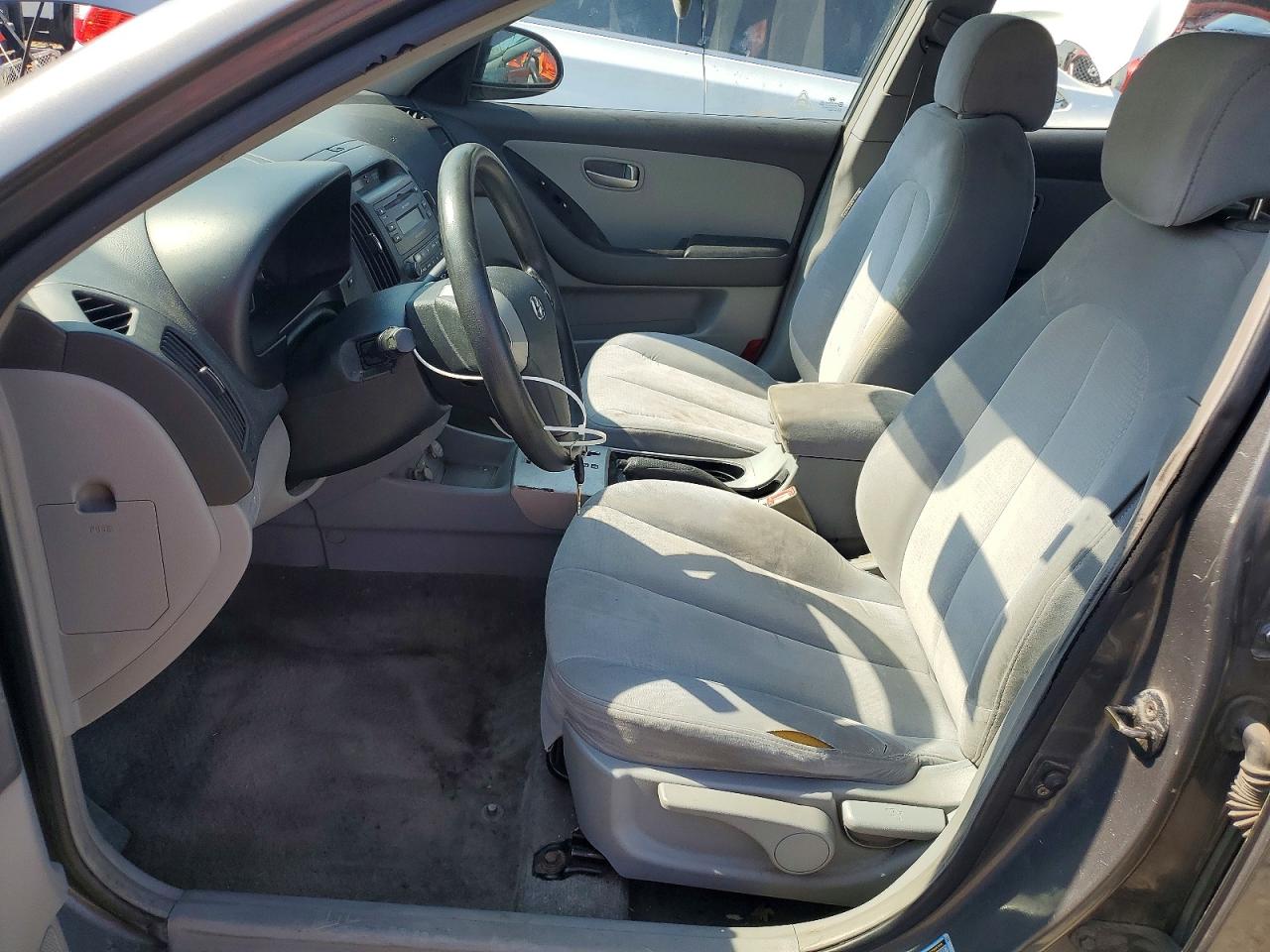 2007 Hyundai Elantra Gls Gray vin: KMHDU46D07U030749