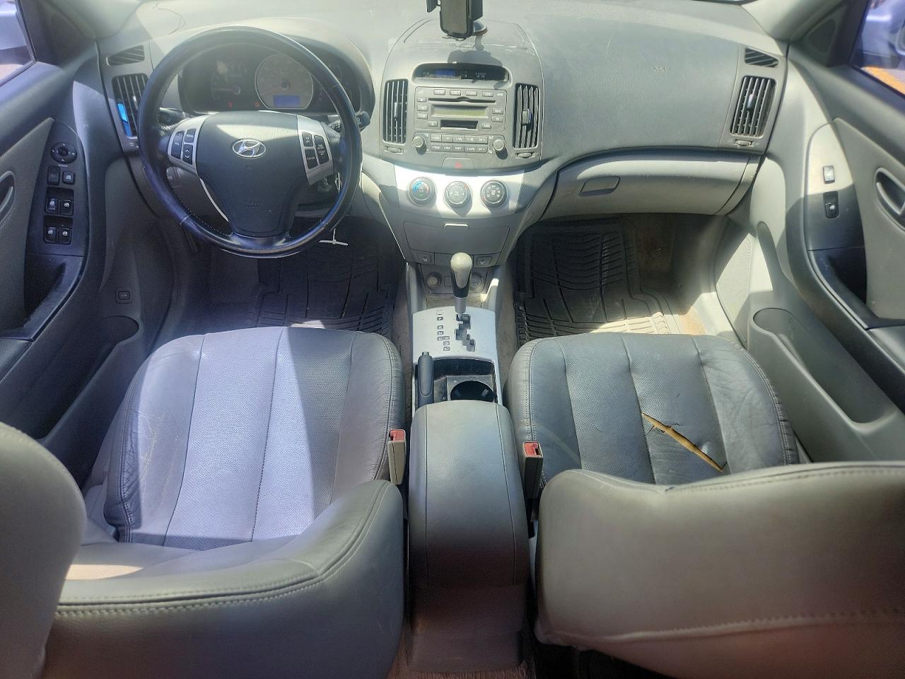 2007 Hyundai Elantra Gls Silver vin: KMHDU46D07U090367