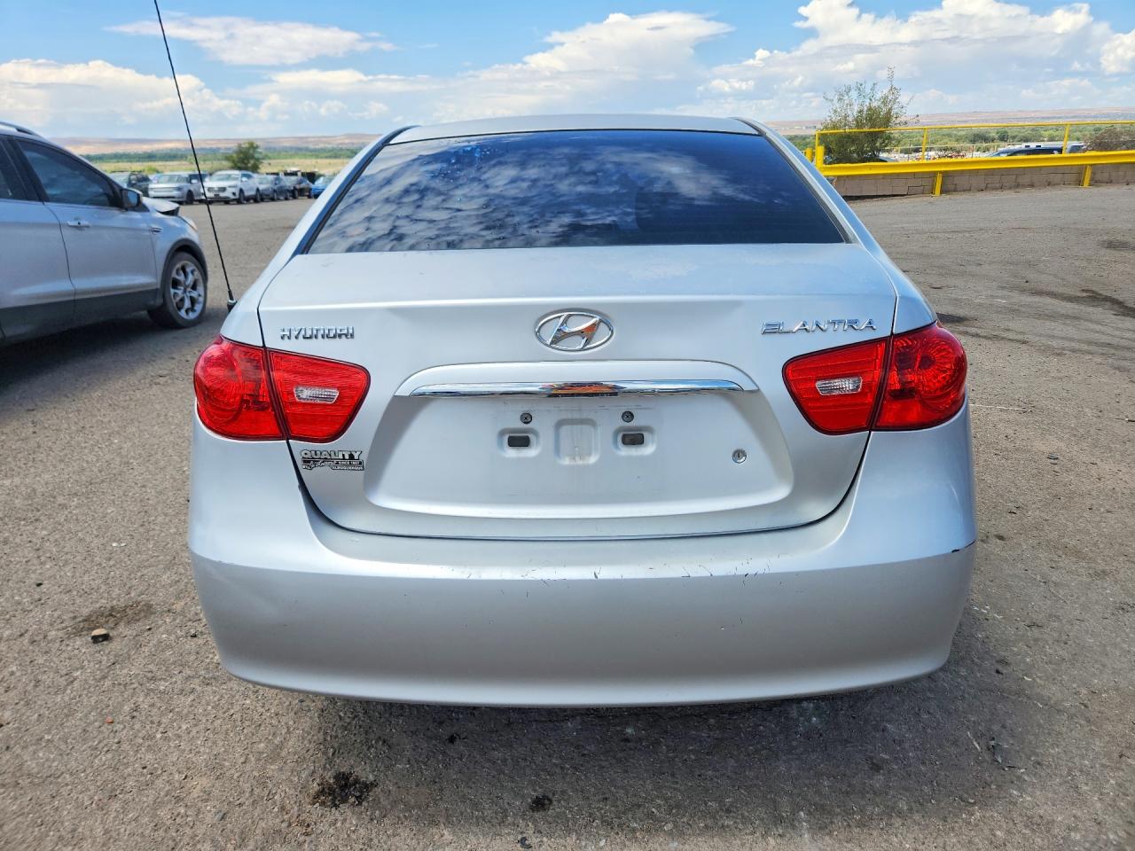 2007 Hyundai Elantra Gls Silver vin: KMHDU46D07U090367