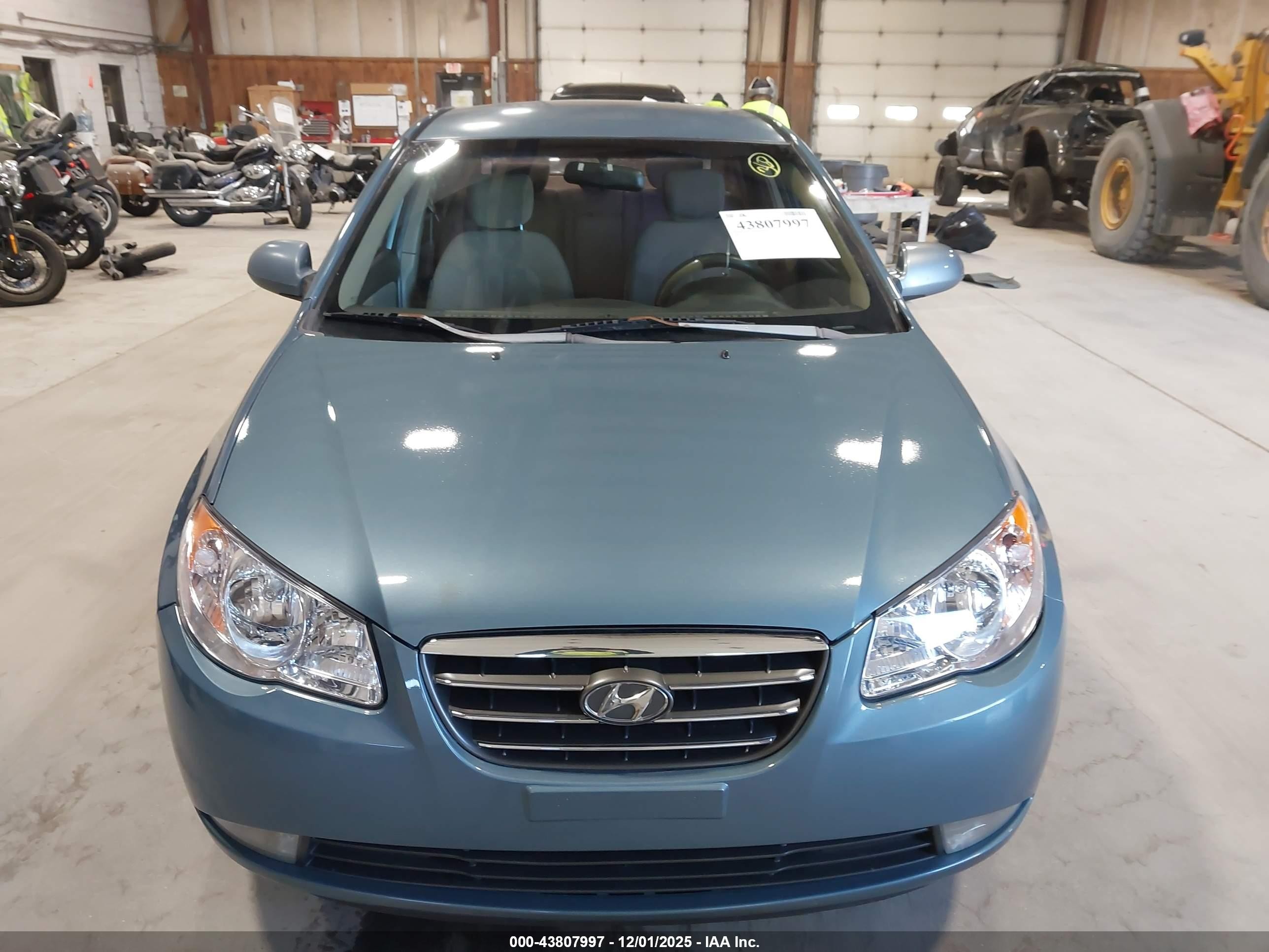 2007 Hyundai Elantra Gls/limited/se Blue vin: KMHDU46D07U104915